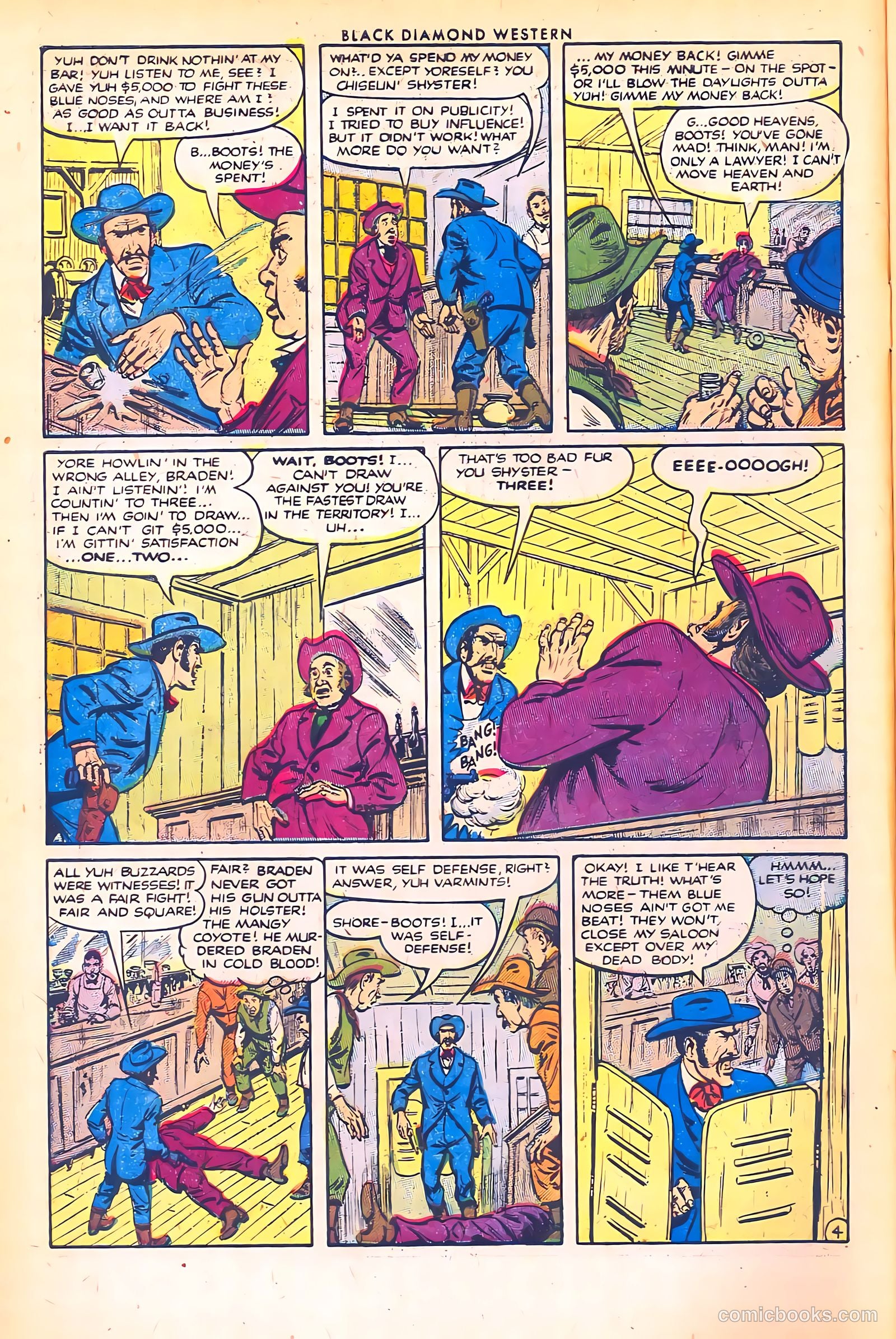 Black Diamond Western #43 (1953) — page 6 of 36