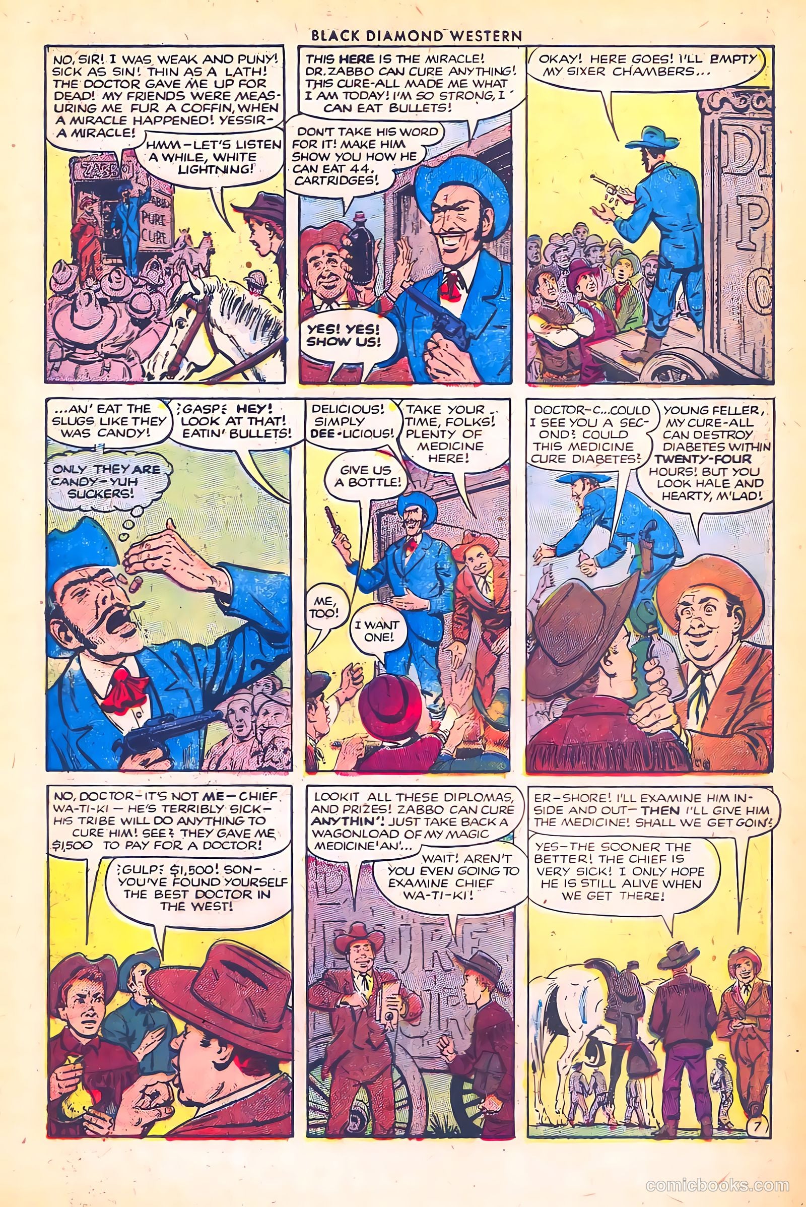 Black Diamond Western #43 (1953) — page 9 of 36