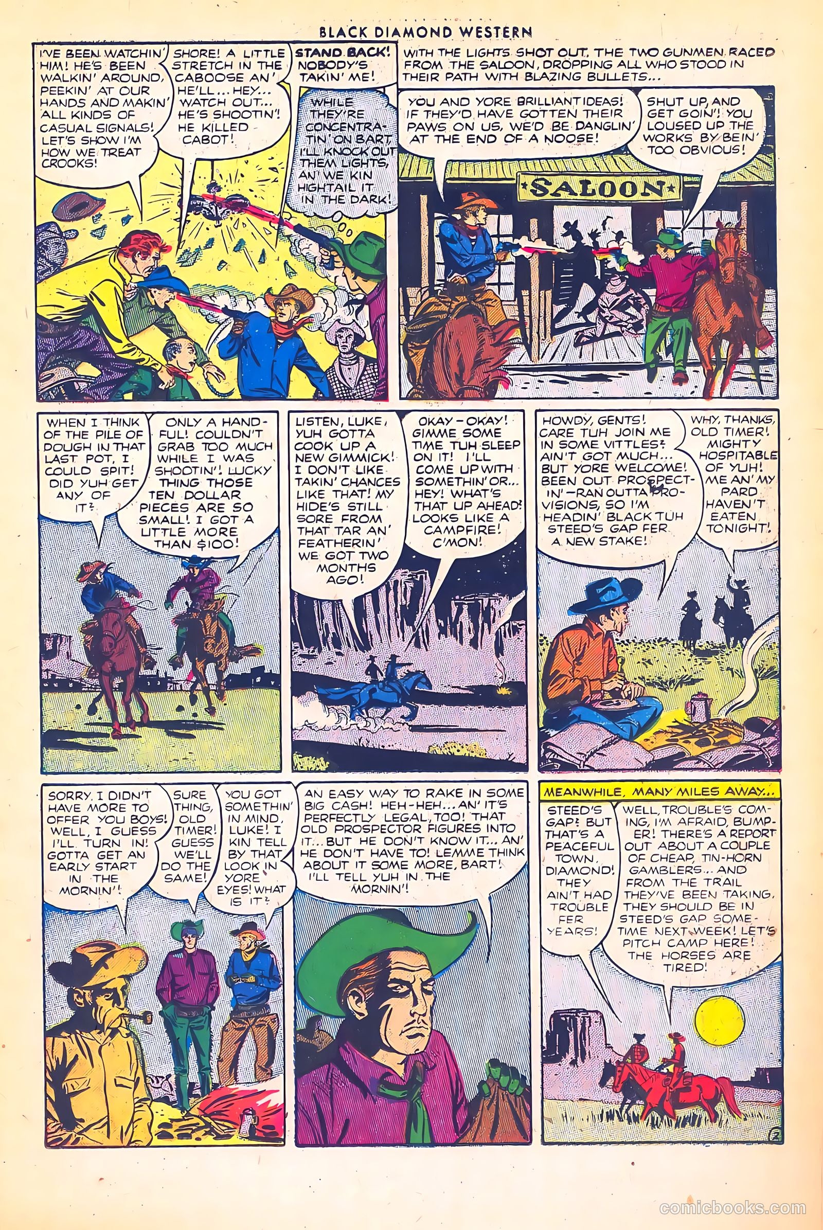 Black Diamond Western #43 (1953) — page 15 of 36