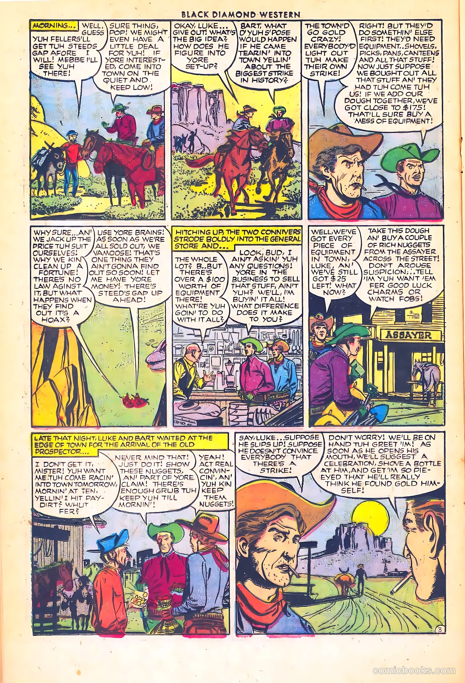 Black Diamond Western #43 (1953) — page 16 of 36