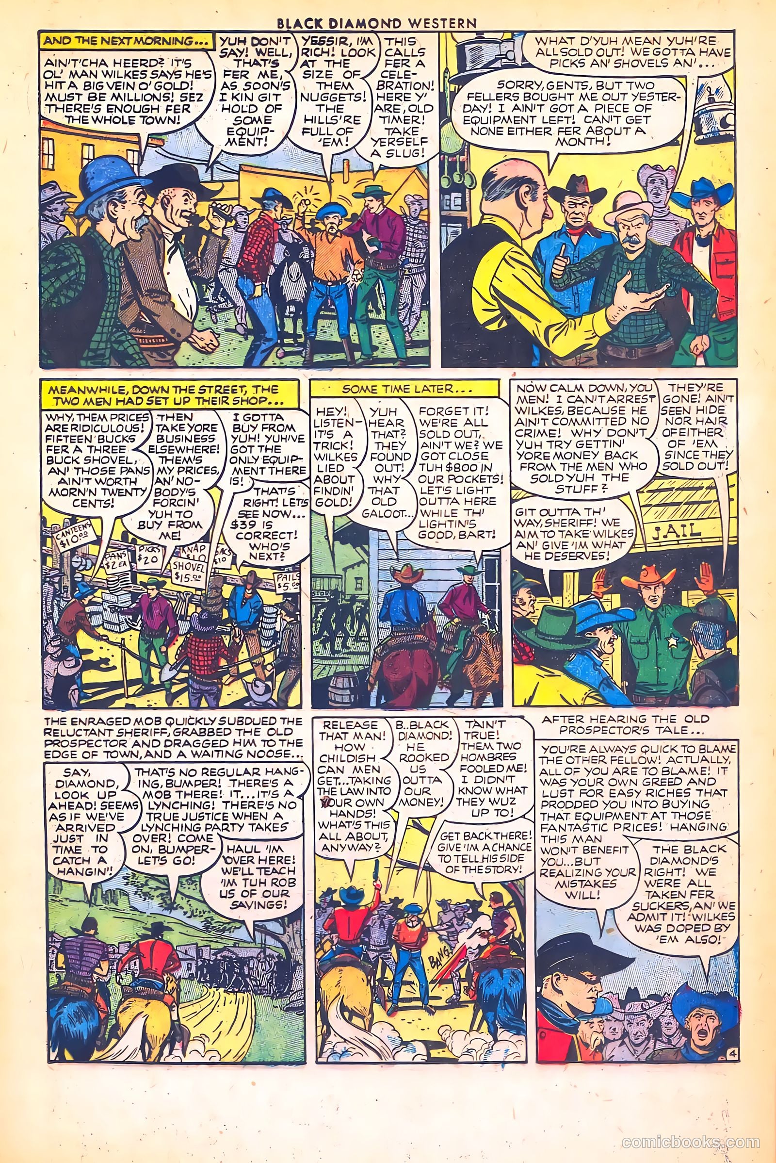 Black Diamond Western #43 (1953) — page 17 of 36