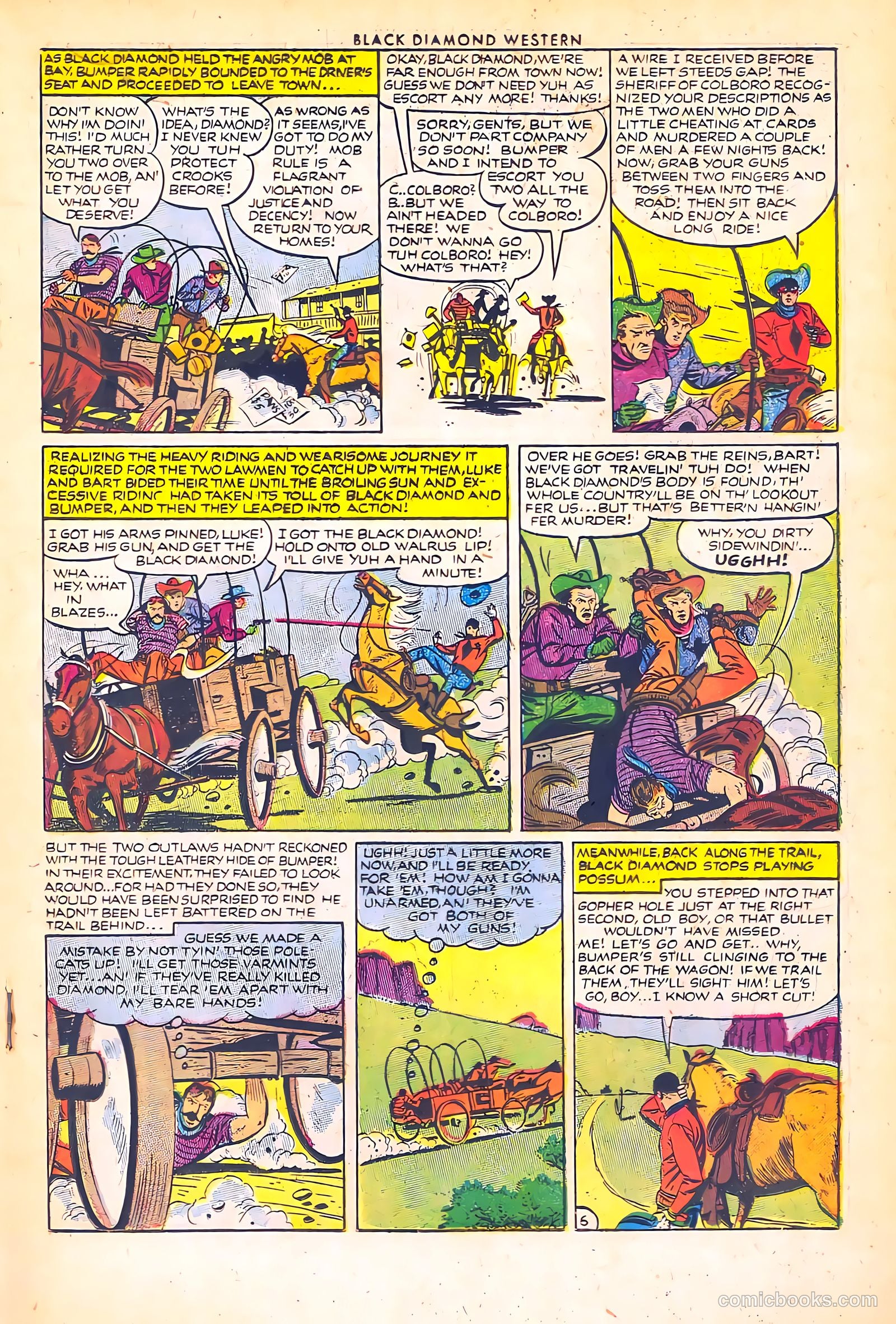 Black Diamond Western #43 (1953) — page 19 of 36