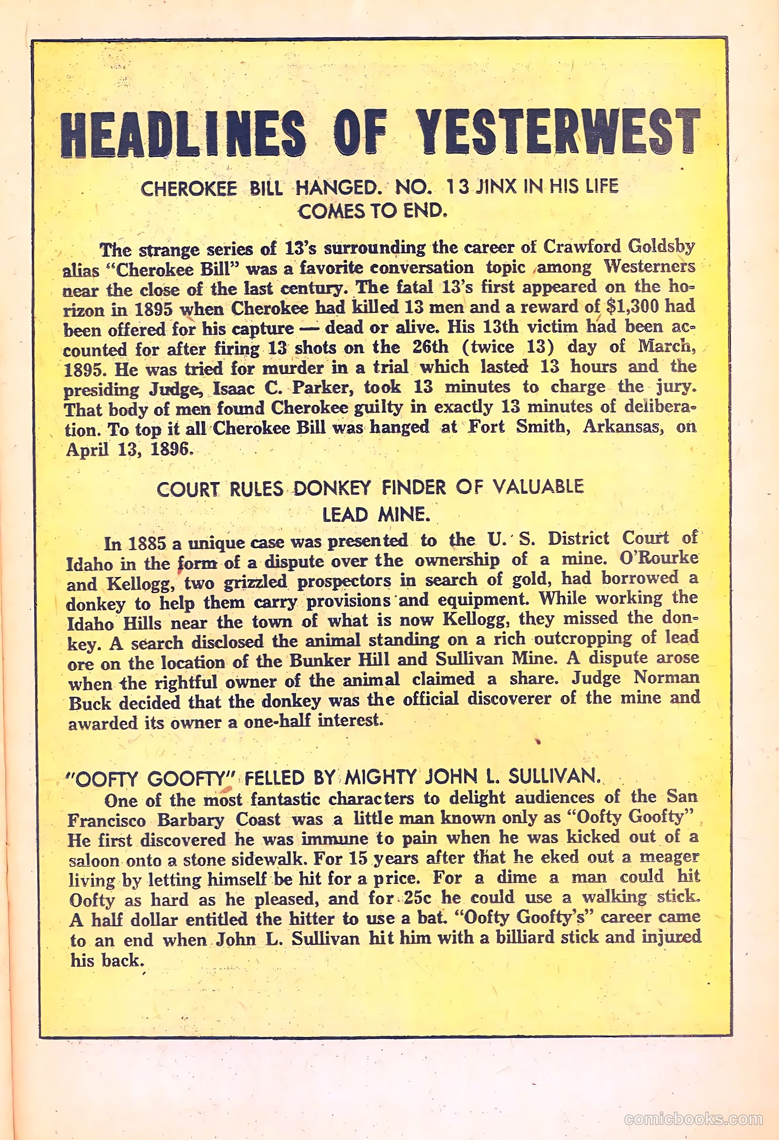 Black Diamond Western #43 (1953) — page 23 of 36