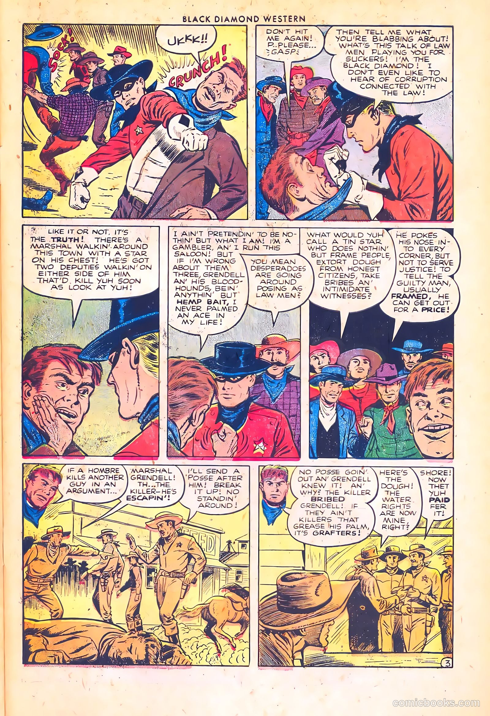 Black Diamond Western #43 (1953) — page 27 of 36