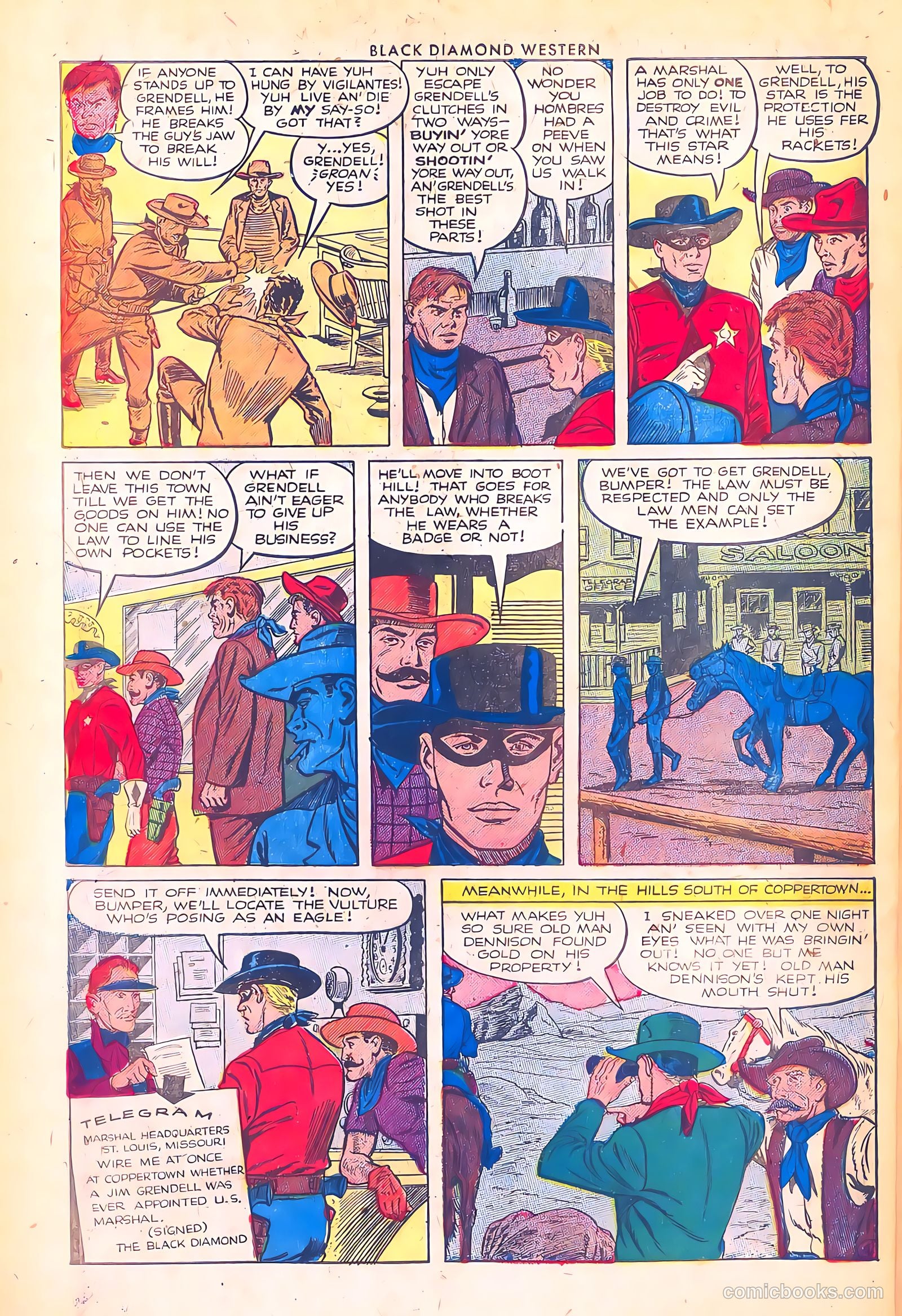 Black Diamond Western #43 (1953) — page 28 of 36