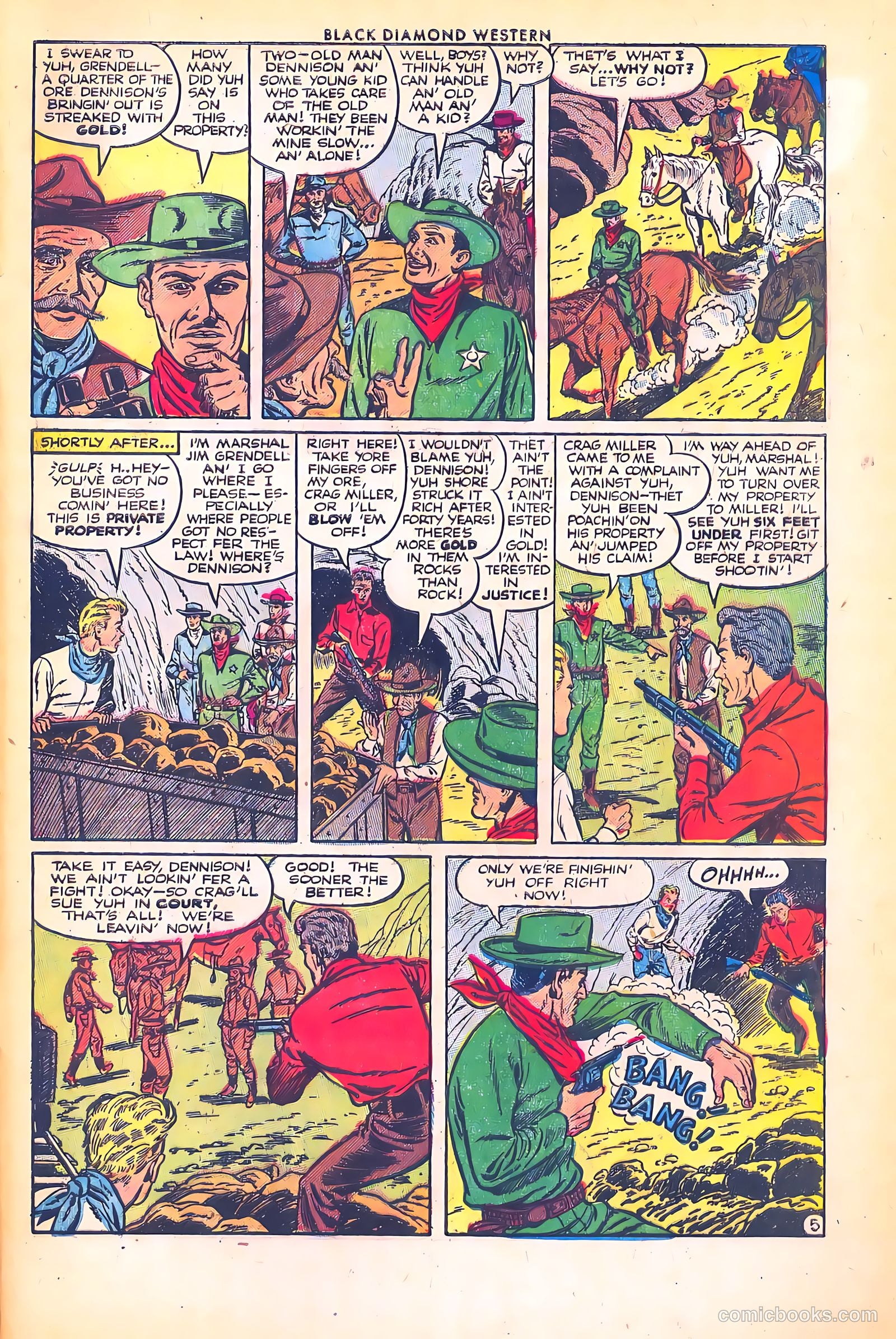 Black Diamond Western #43 (1953) — page 29 of 36