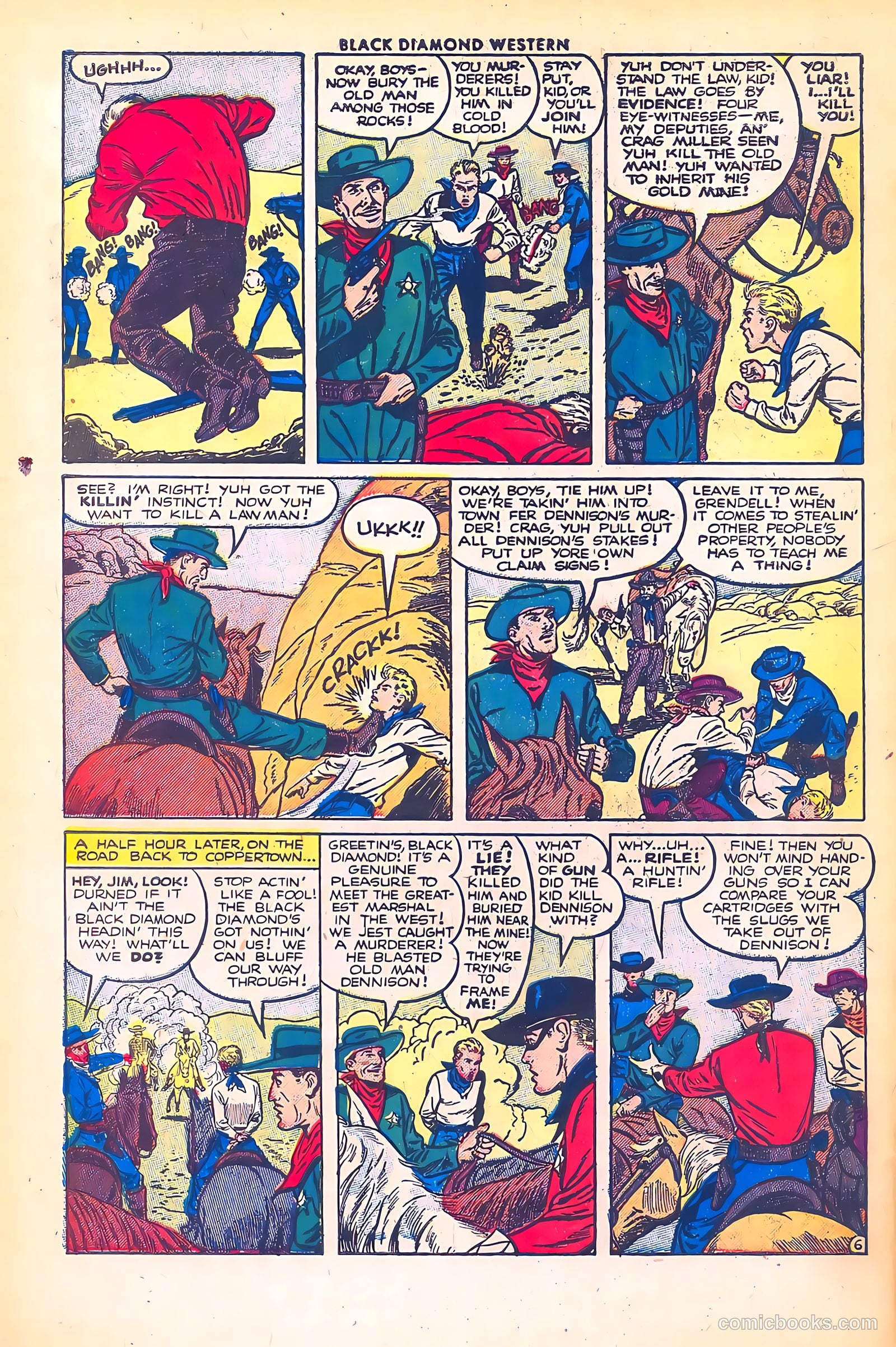 Black Diamond Western #43 (1953) — page 30 of 36