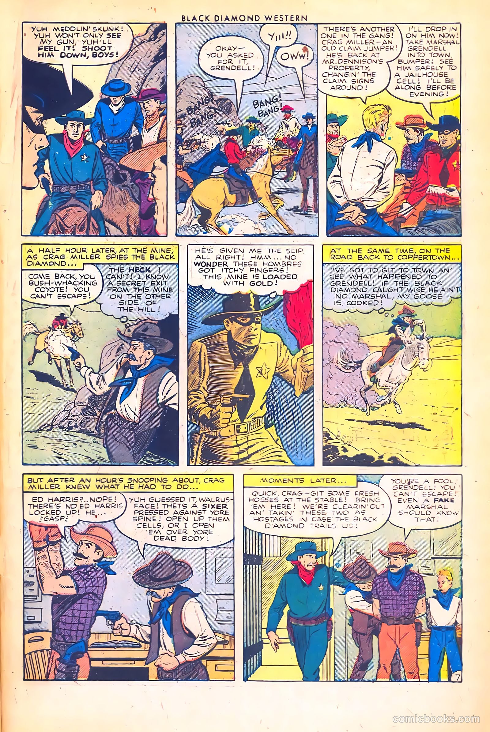 Black Diamond Western #43 (1953) — page 31 of 36