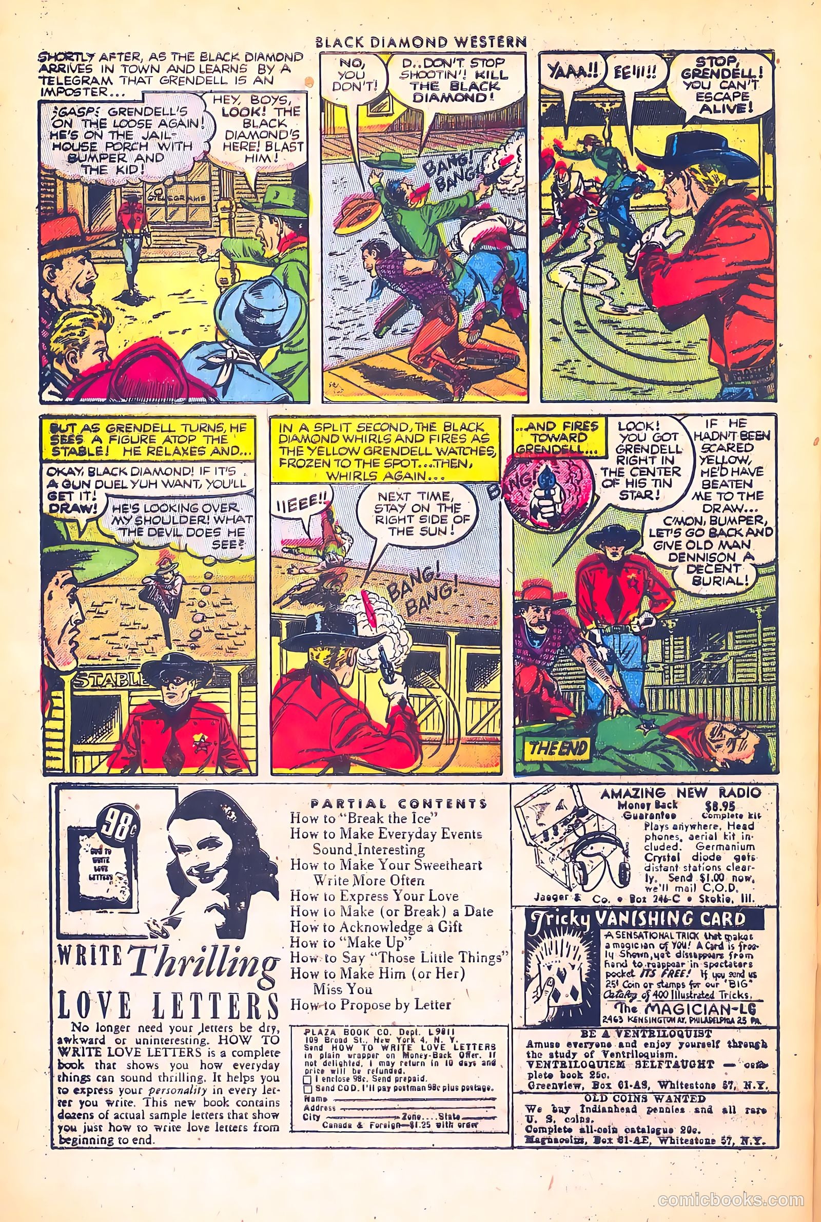 Black Diamond Western #43 (1953) — page 32 of 36