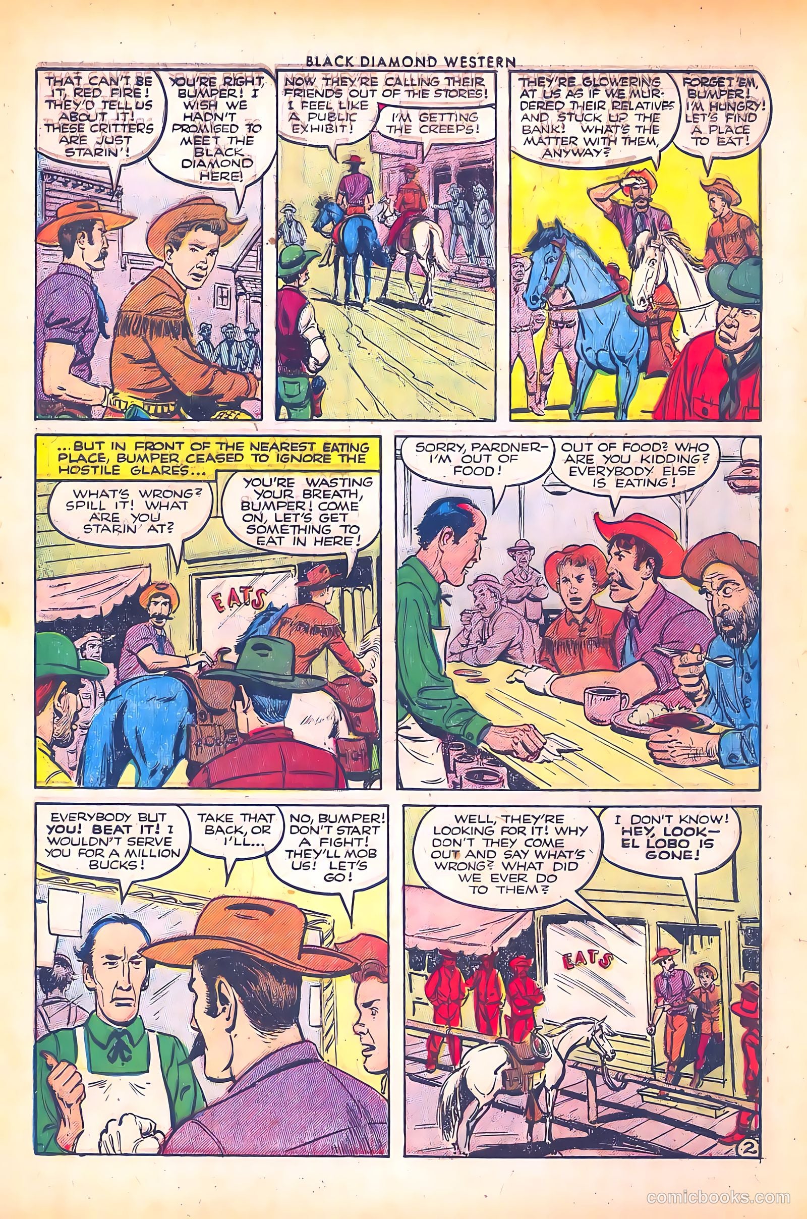 Black Diamond Western #44 (1953) — page 4 of 36