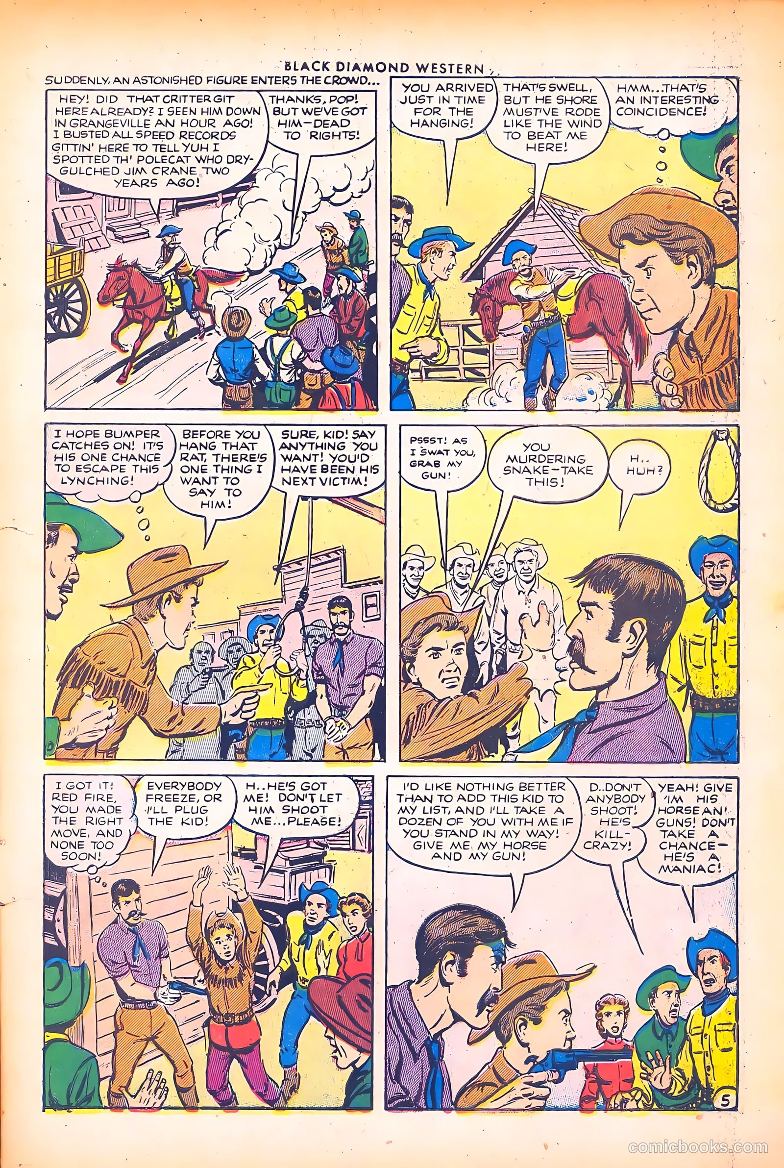 Black Diamond Western #44 (1953) — page 7 of 36
