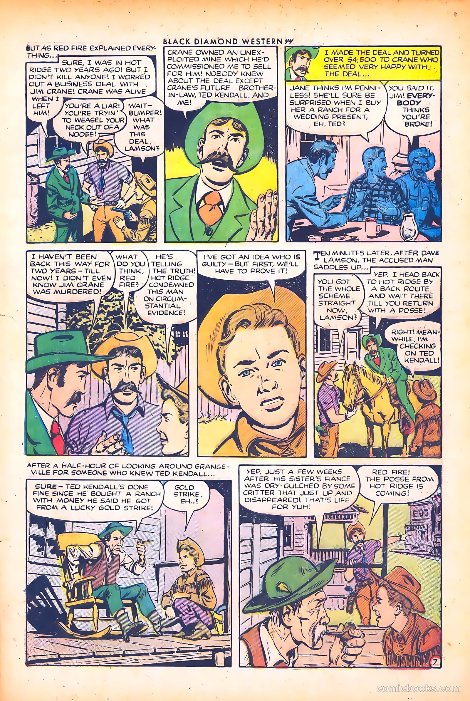 Black Diamond Western #44 (1953) — page 9 of 36