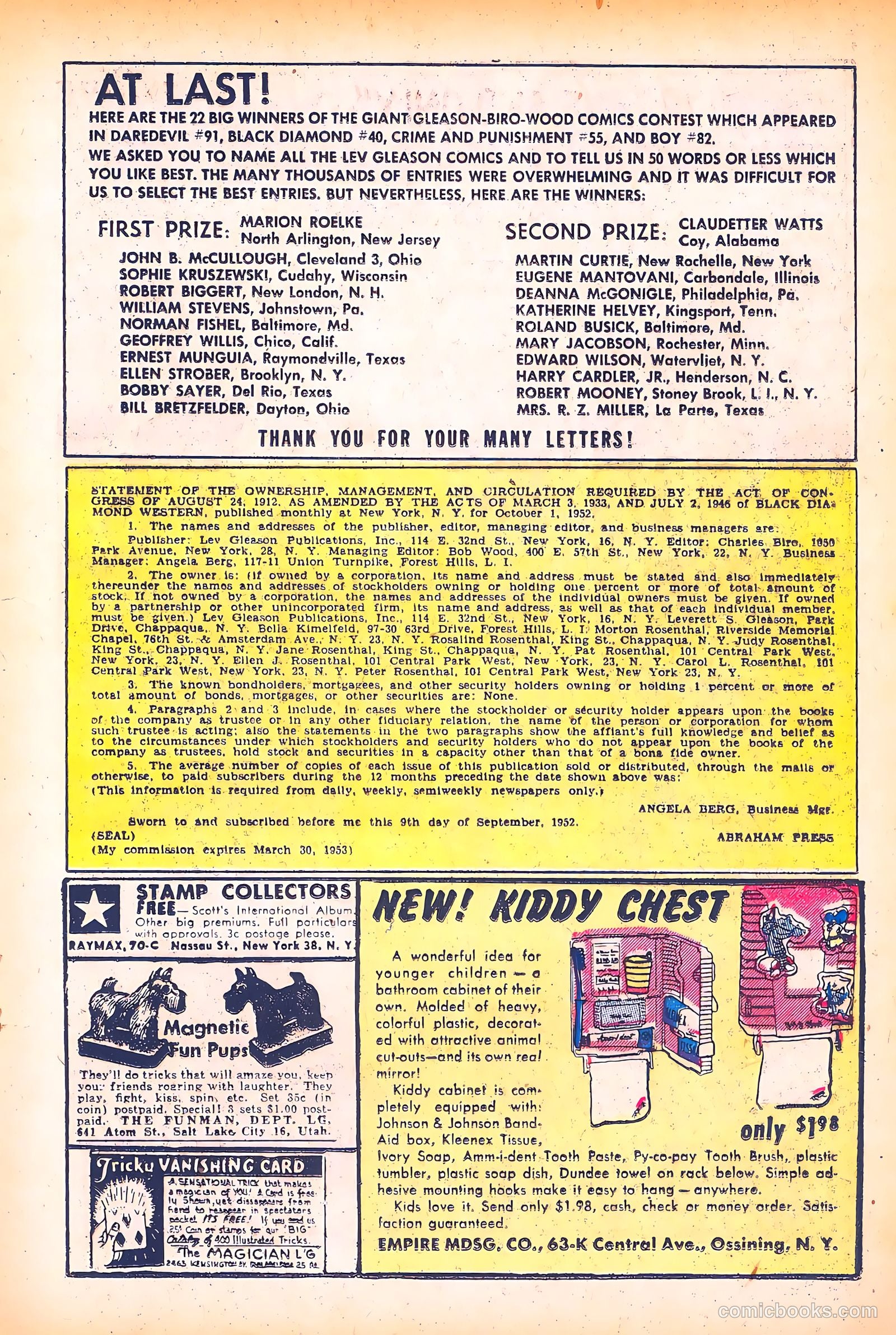 Black Diamond Western #44 (1953) — page 13 of 36