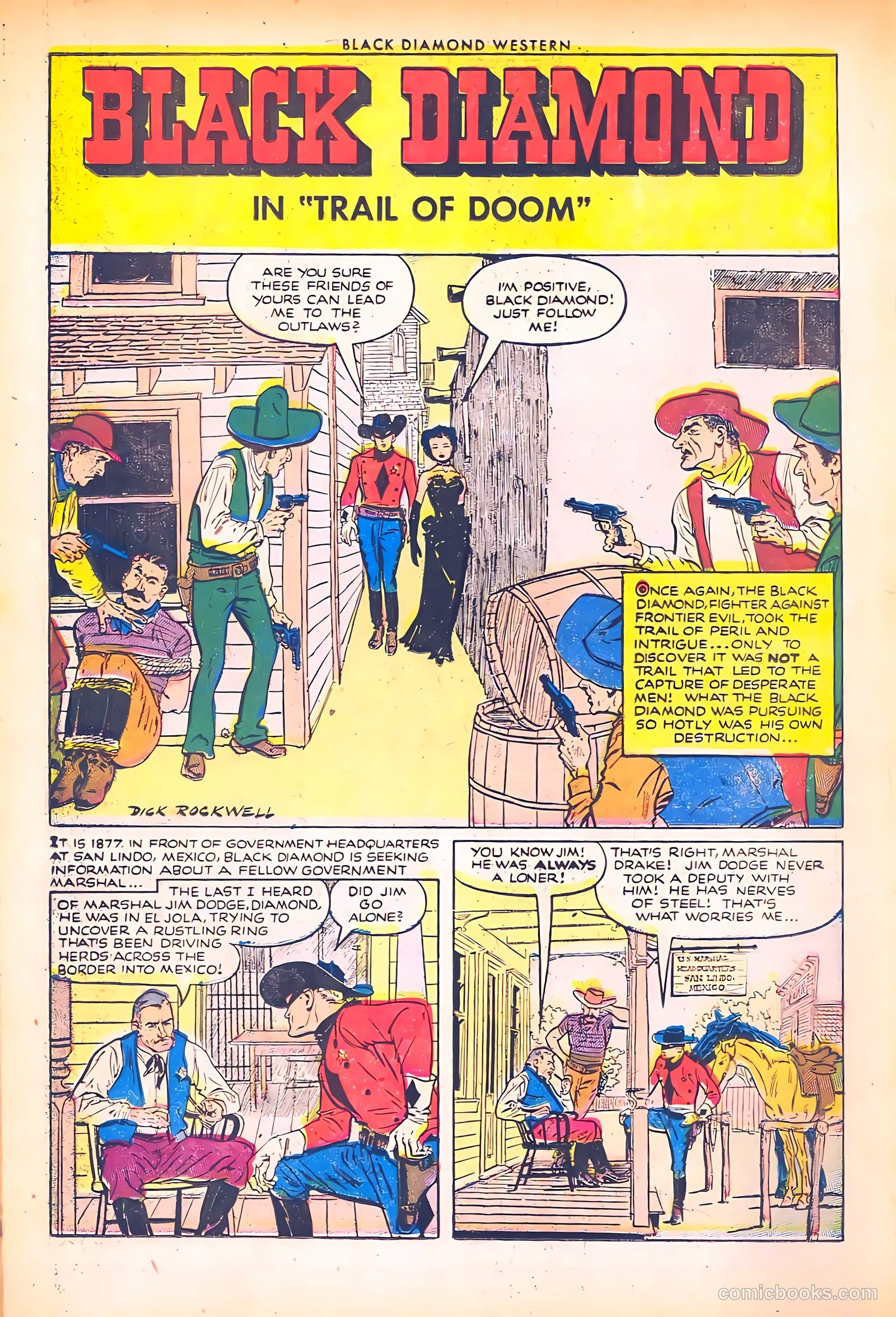 Black Diamond Western #44 (1953) — page 14 of 36