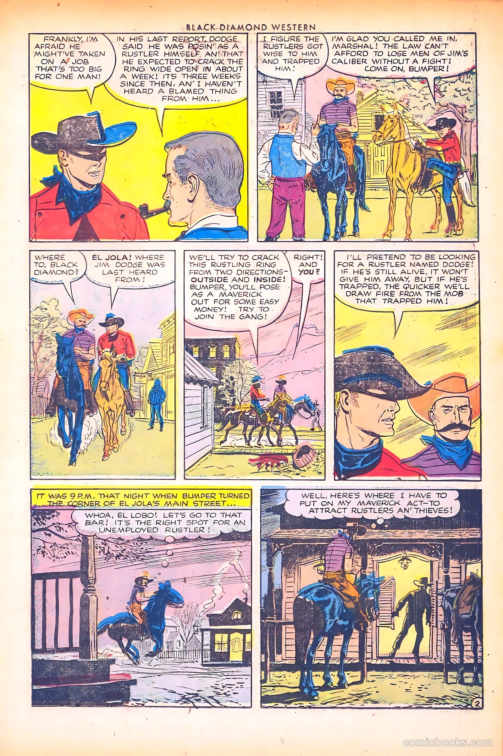 Black Diamond Western #44 (1953) — page 15 of 36