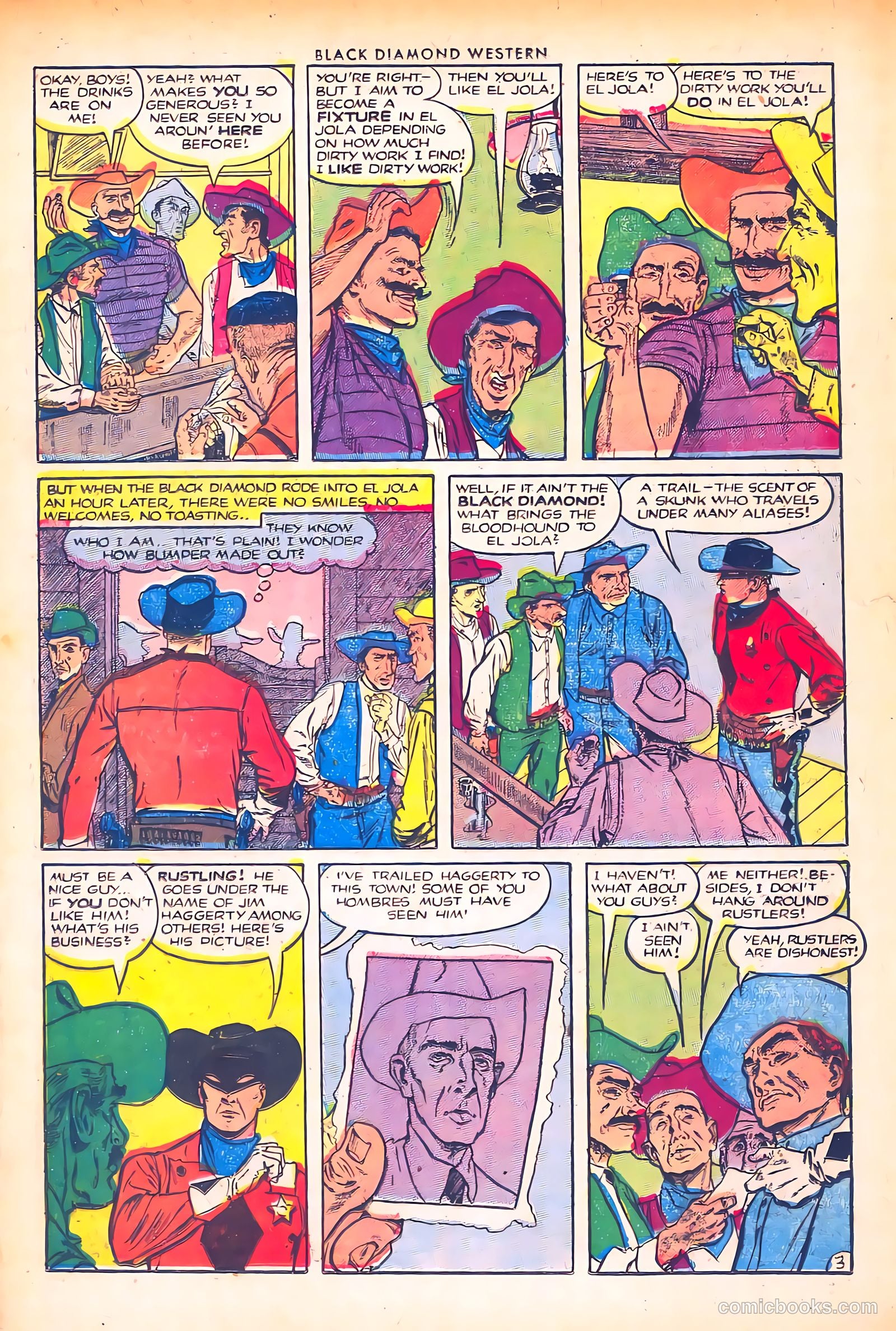 Black Diamond Western #44 (1953) — page 16 of 36
