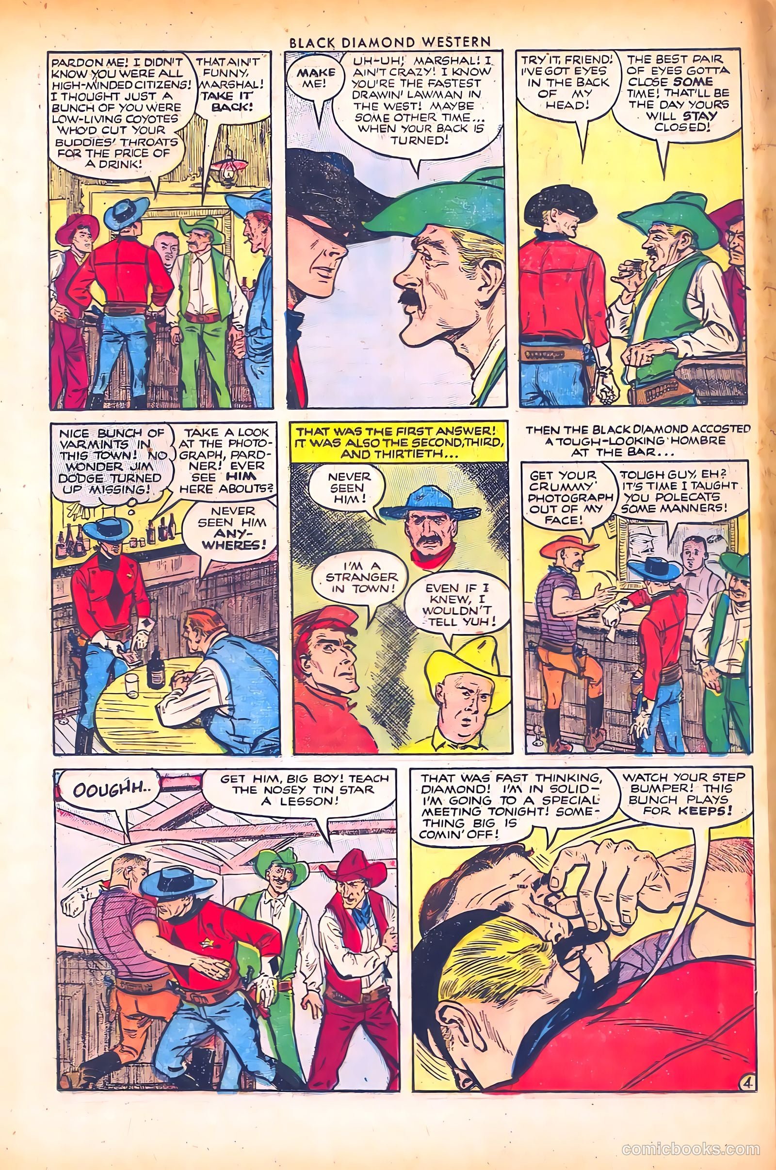 Black Diamond Western #44 (1953) — page 17 of 36