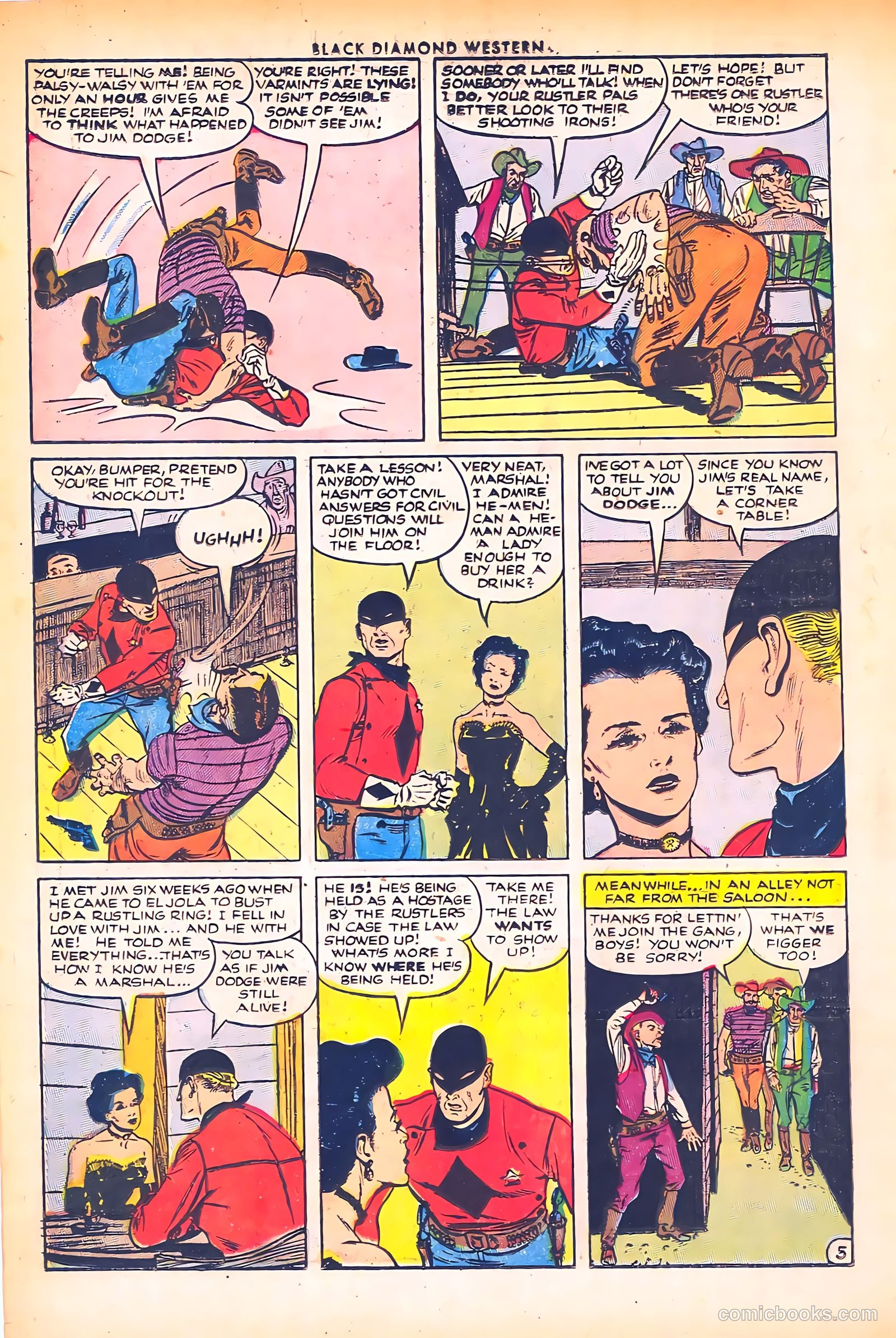 Black Diamond Western #44 (1953) — page 18 of 36
