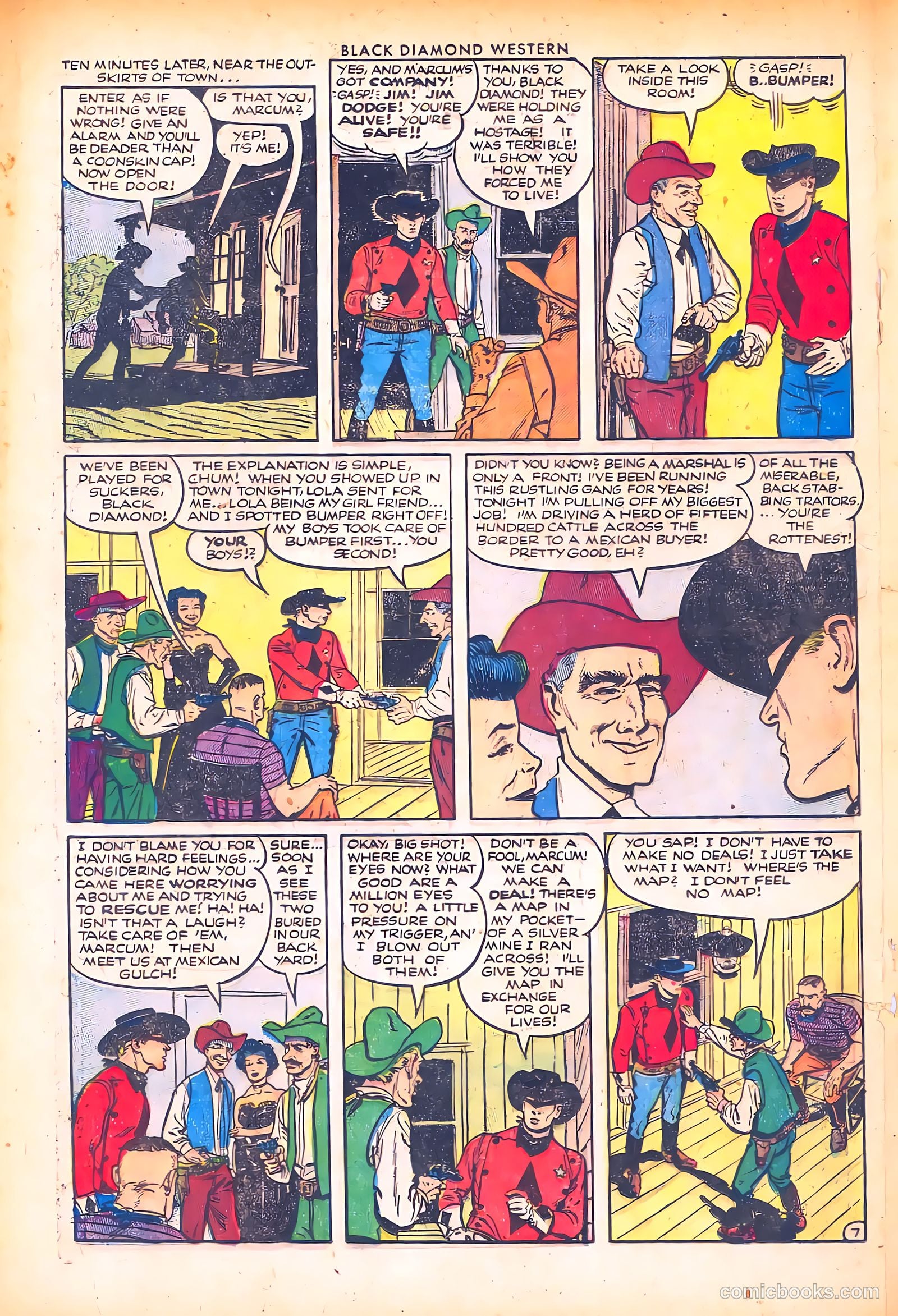 Black Diamond Western #44 (1953) — page 20 of 36