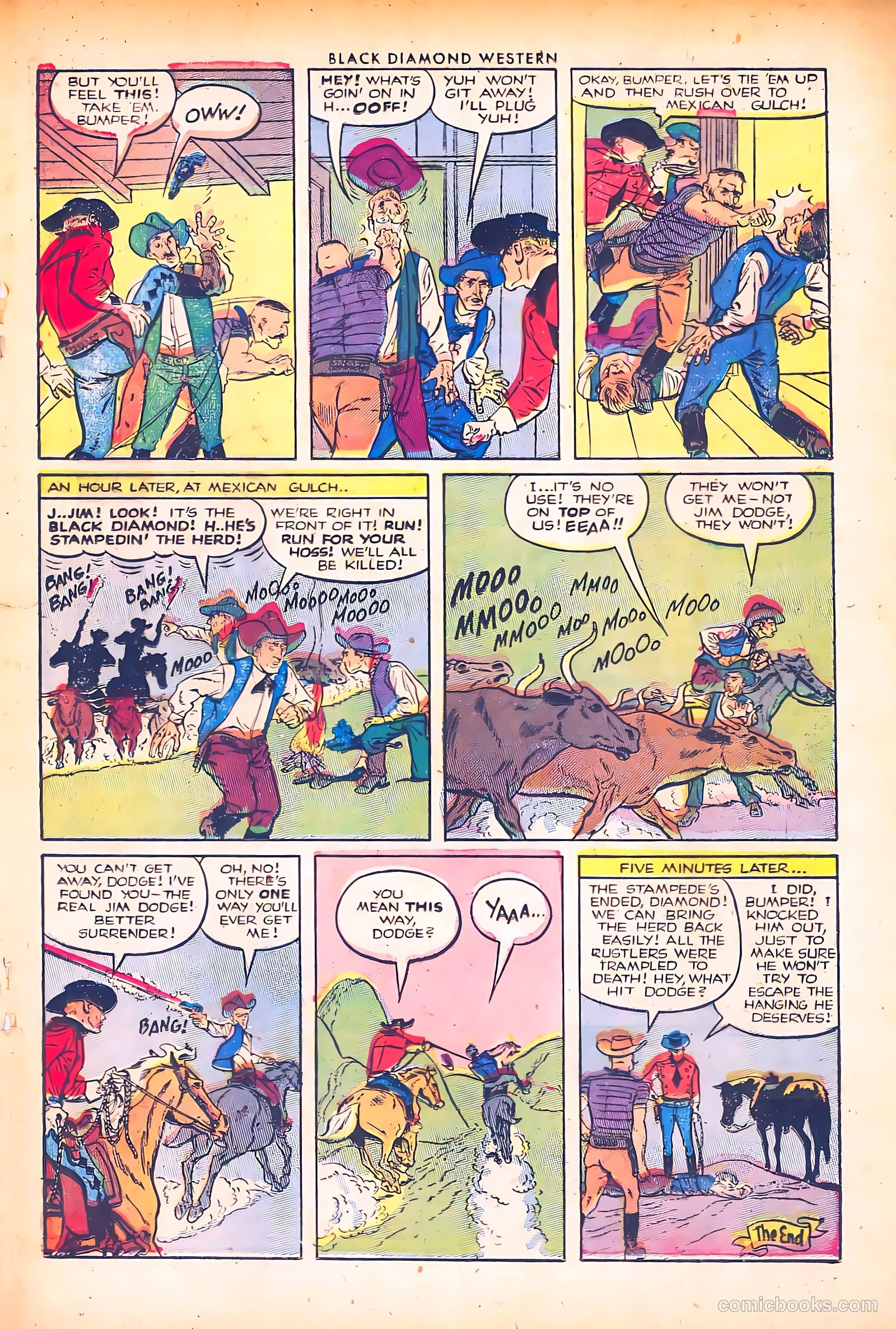 Black Diamond Western #44 (1953) — page 21 of 36