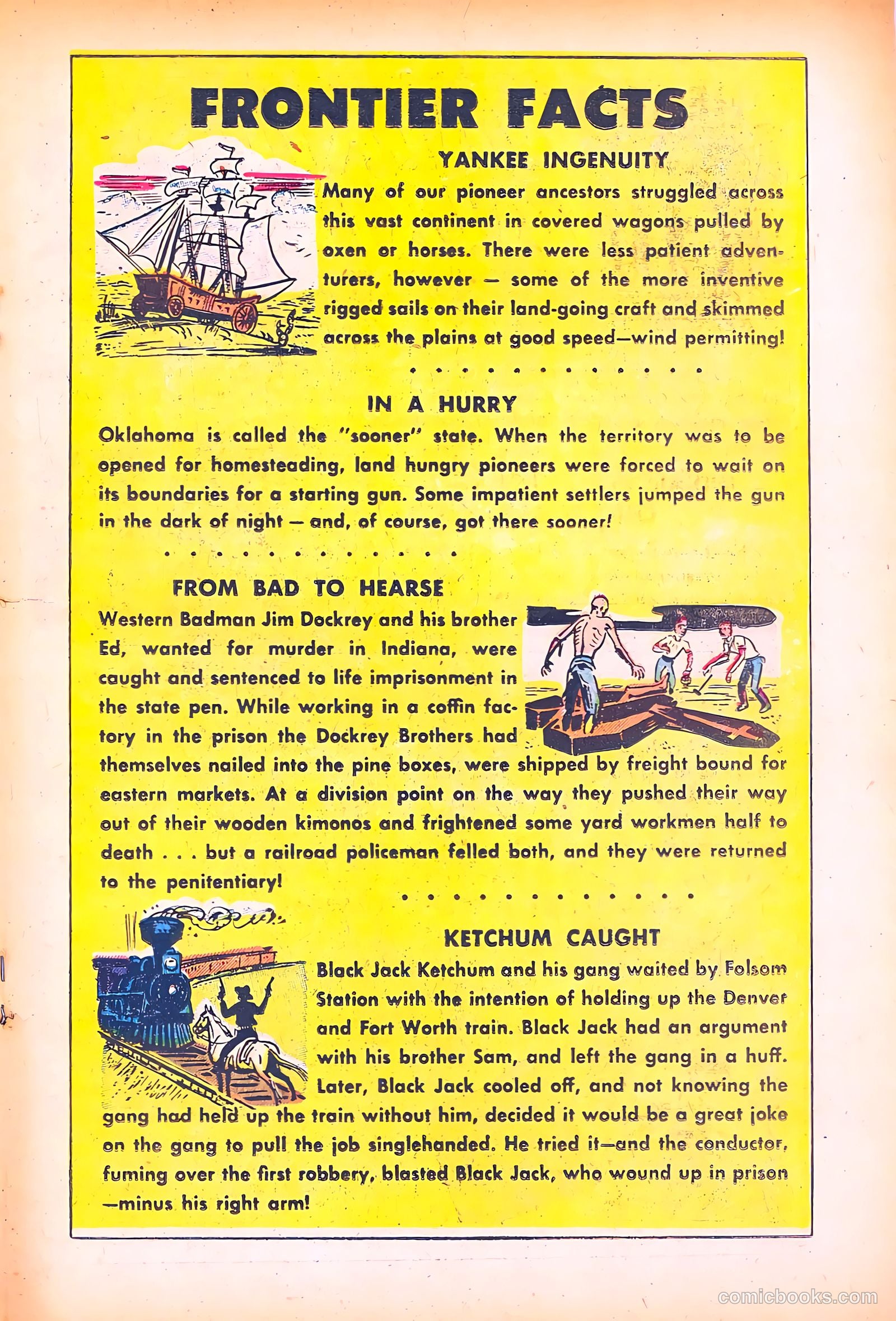 Black Diamond Western #44 (1953) — page 23 of 36