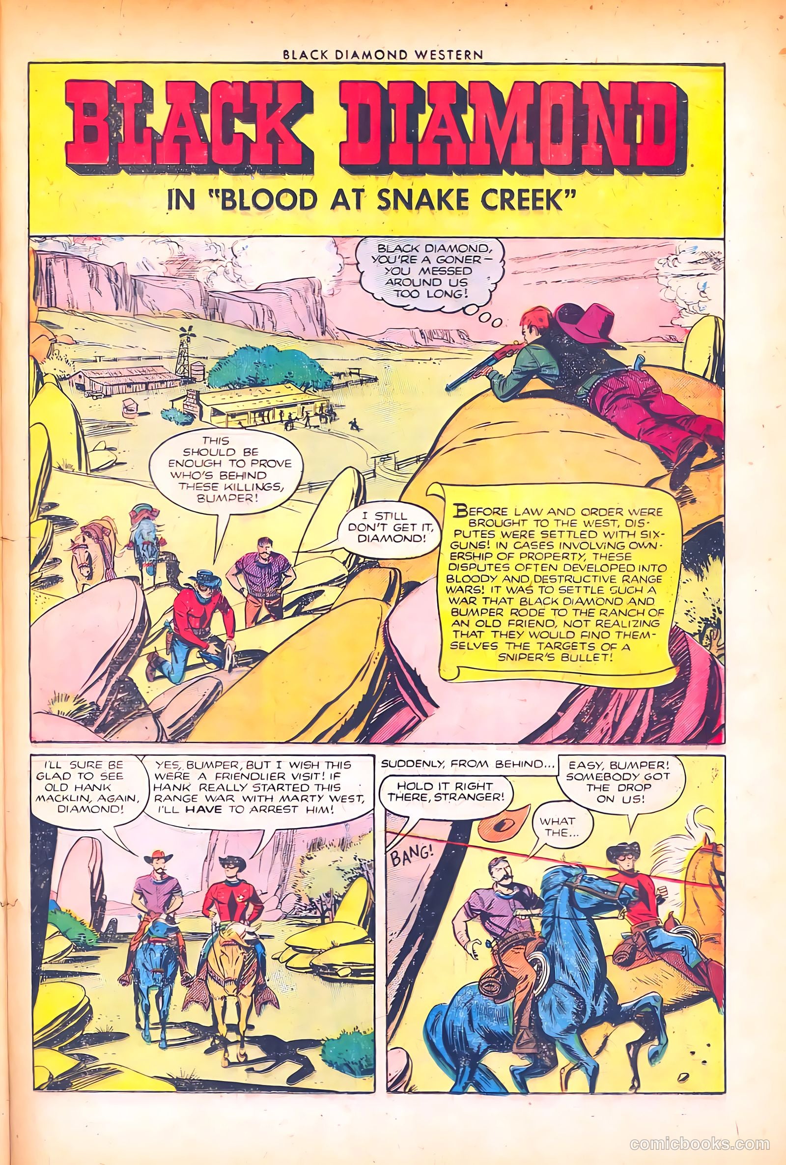 Black Diamond Western #44 (1953) — page 25 of 36