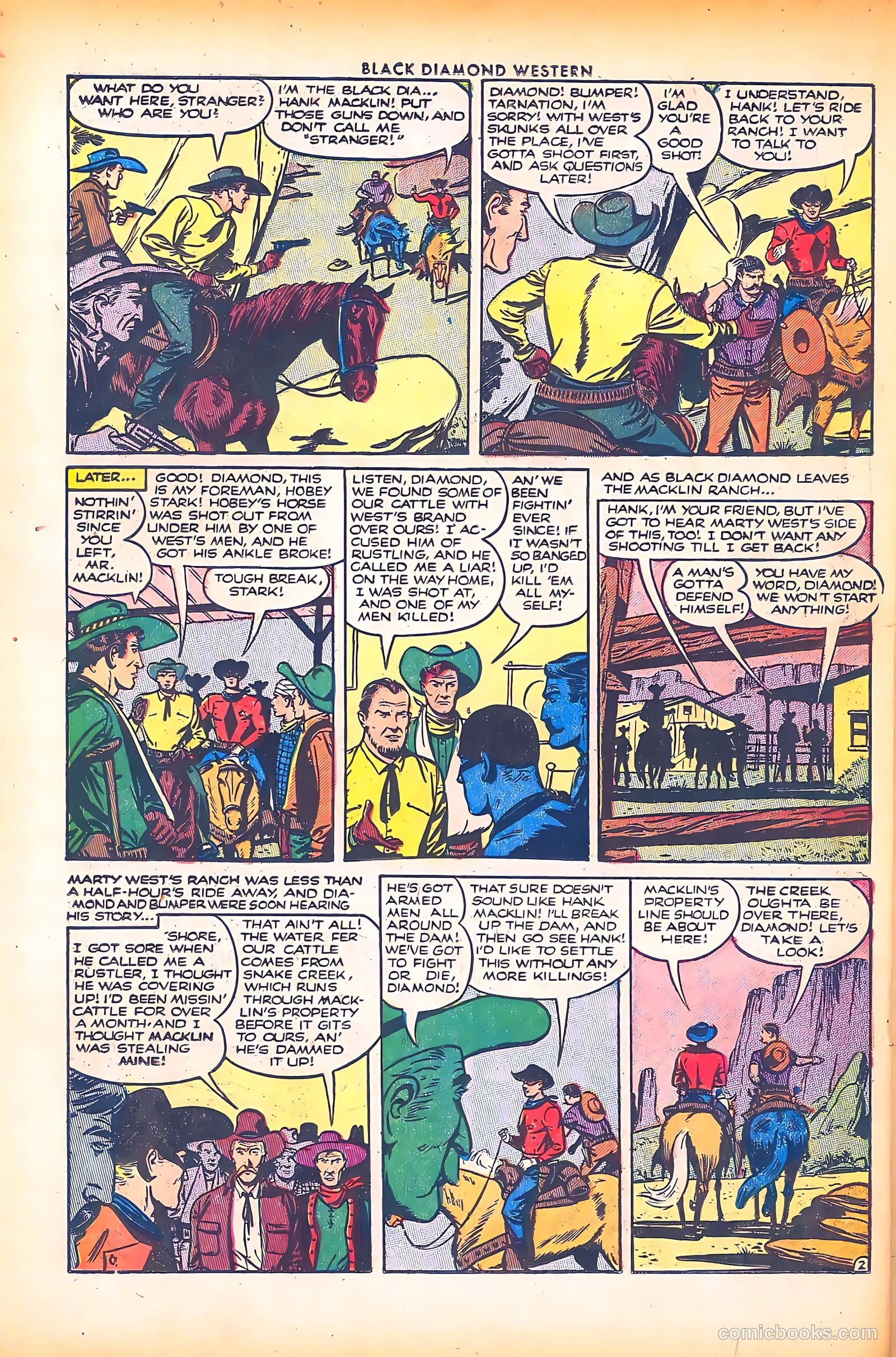 Black Diamond Western #44 (1953) — page 26 of 36