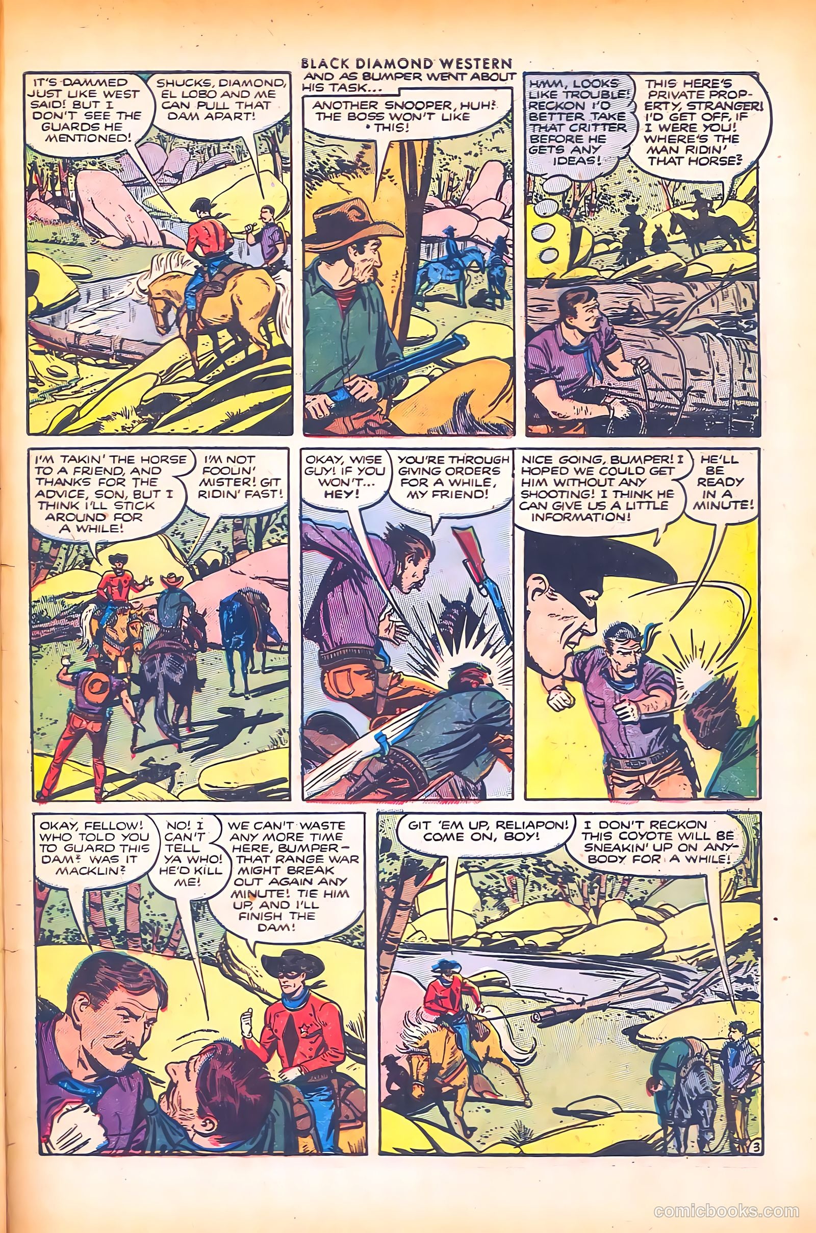 Black Diamond Western #44 (1953) — page 27 of 36