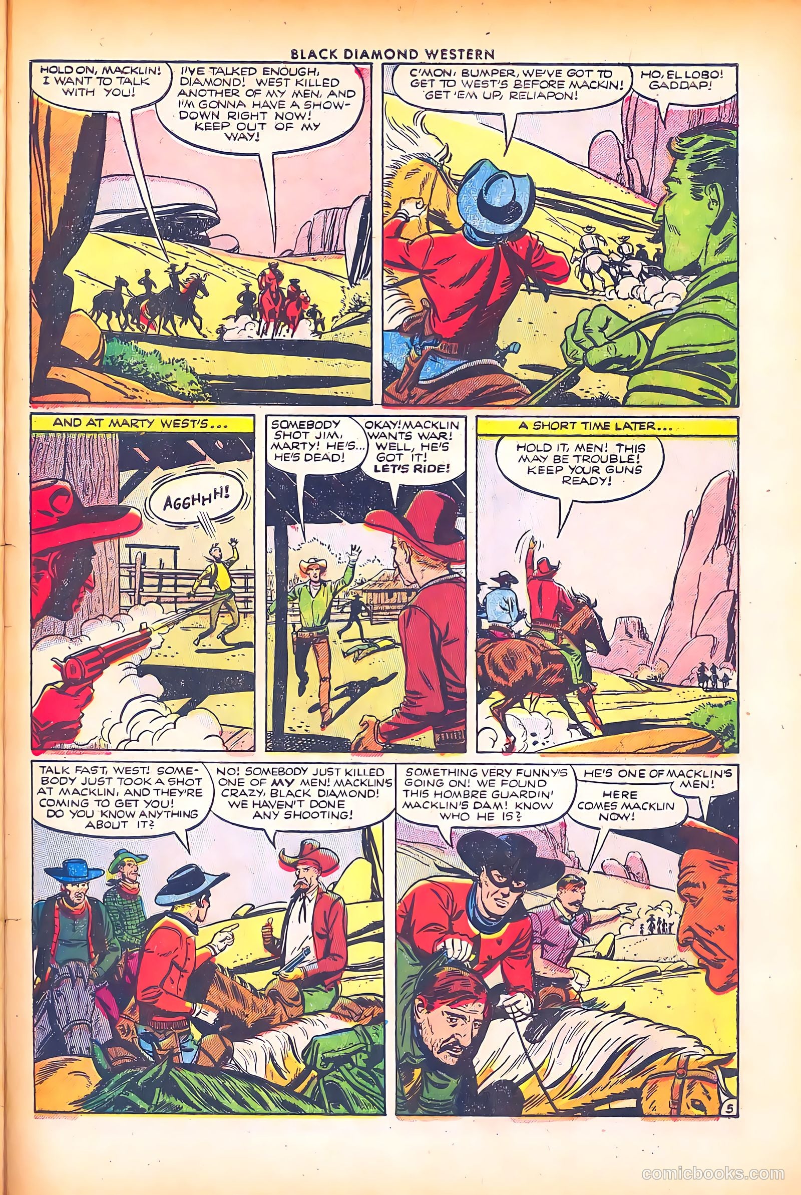 Black Diamond Western #44 (1953) — page 29 of 36