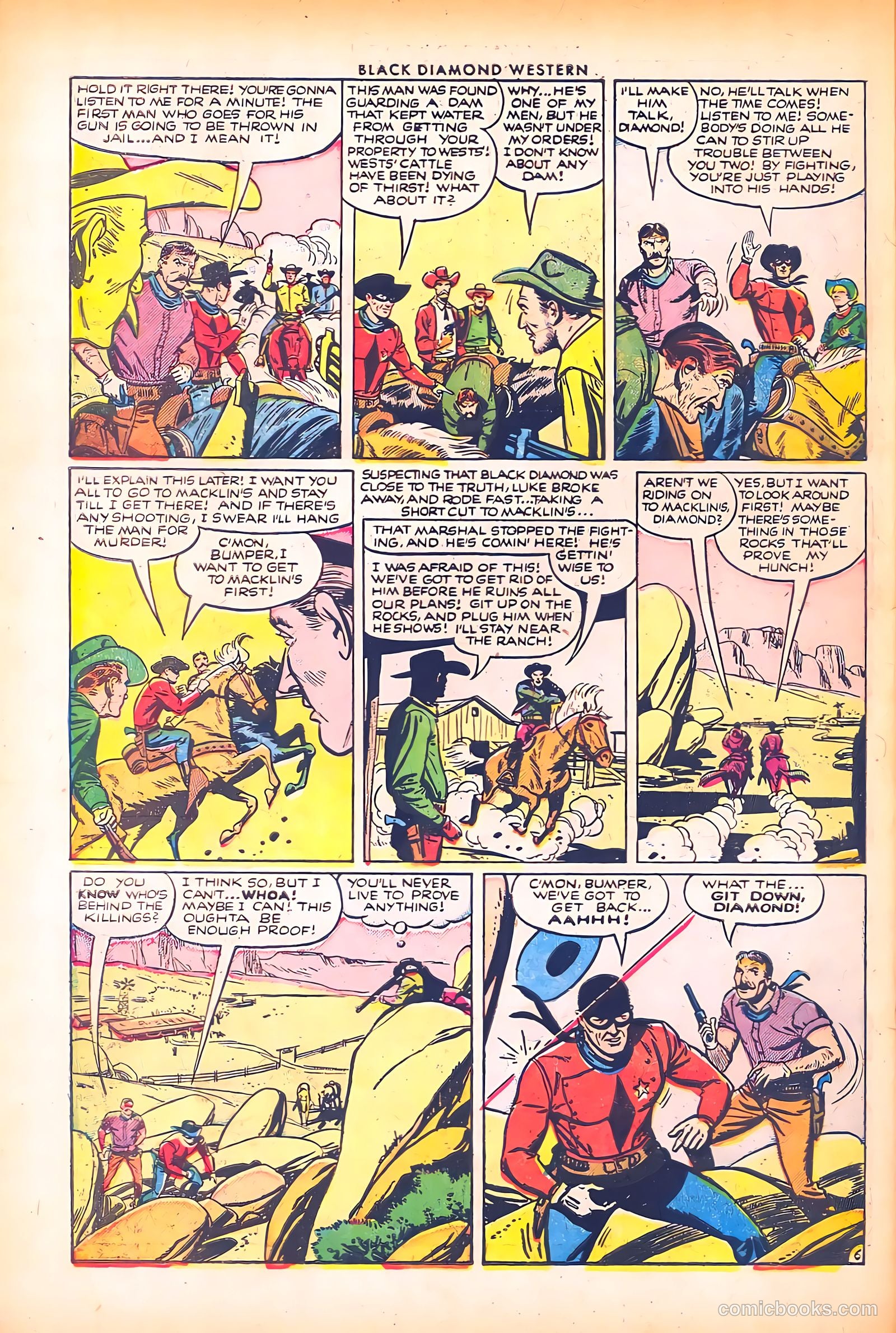 Black Diamond Western #44 (1953) — page 30 of 36