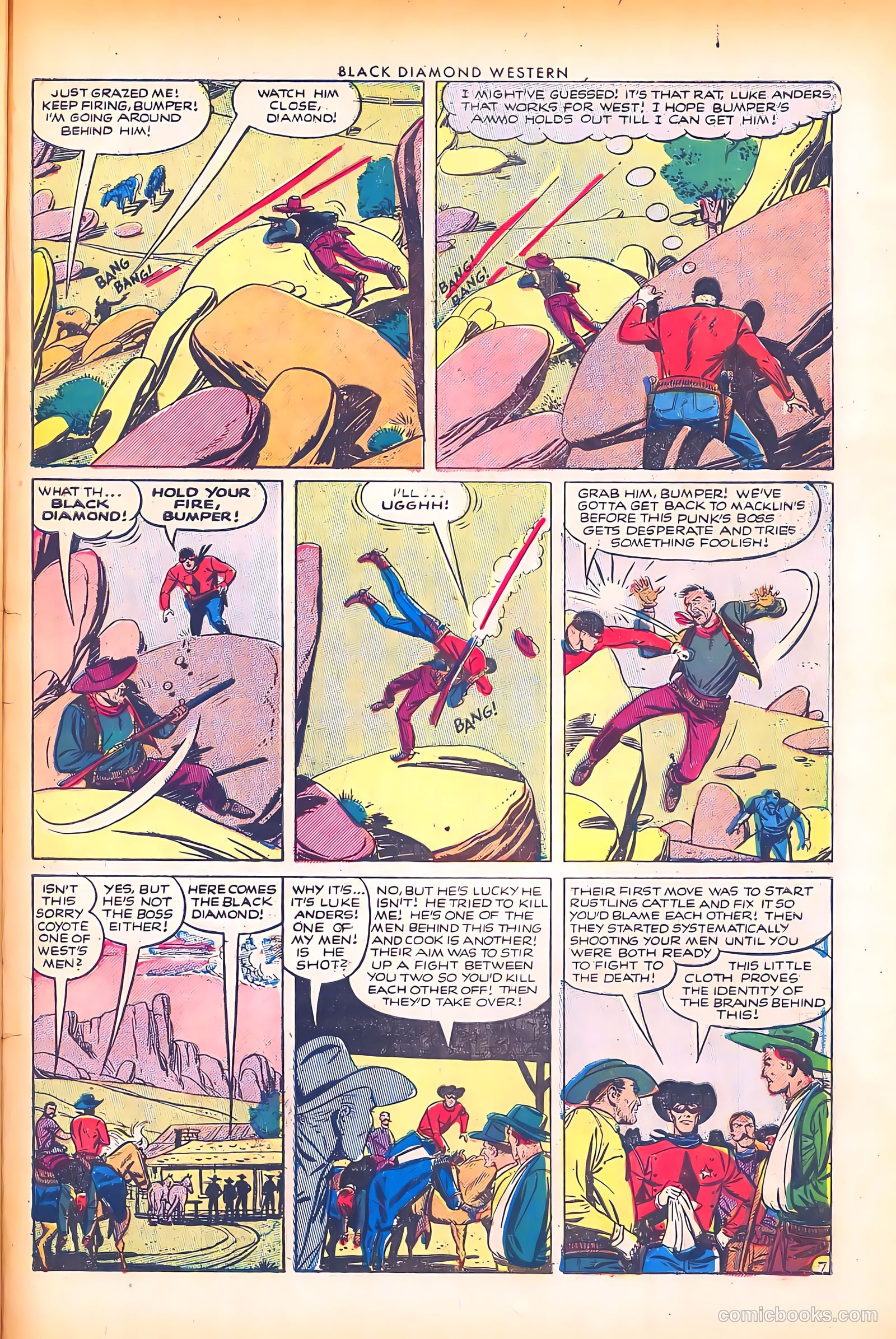 Black Diamond Western #44 (1953) — page 31 of 36