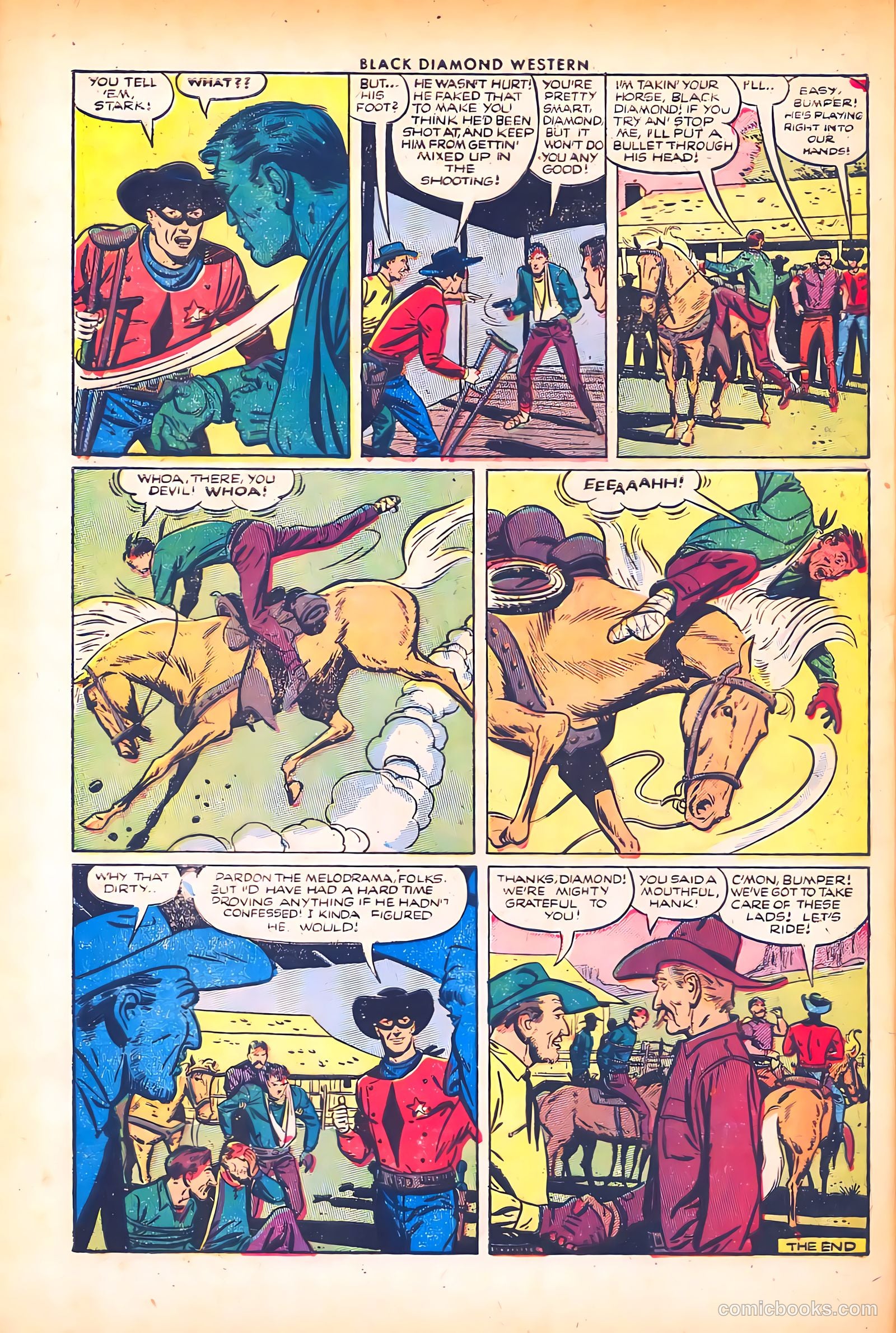 Black Diamond Western #44 (1953) — page 32 of 36