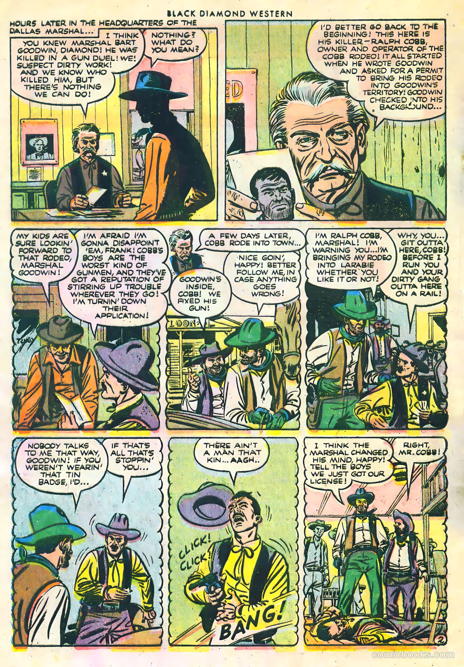 Black Diamond Western #45 (1953) — page 4 of 36
