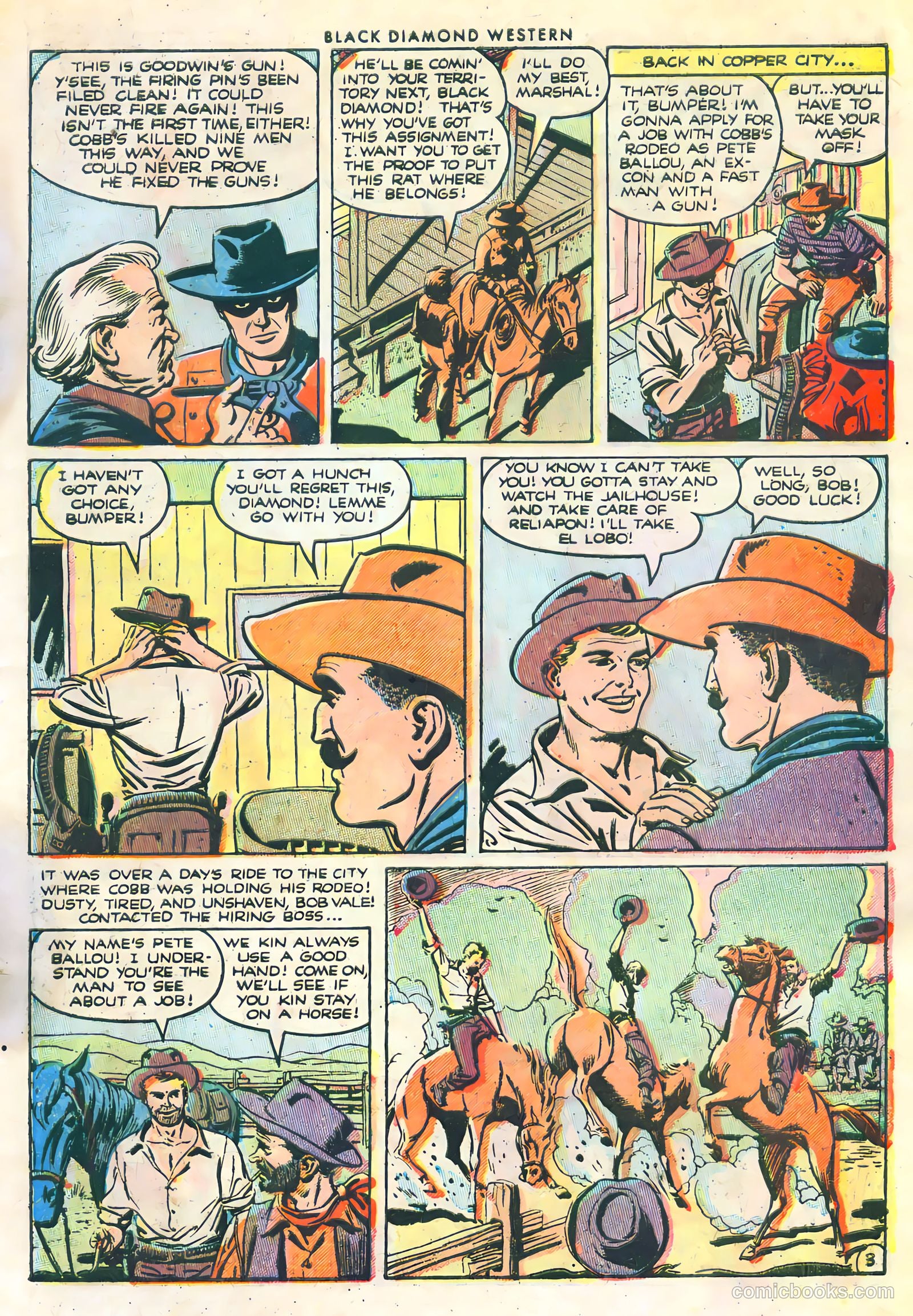 Black Diamond Western #45 (1953) — page 5 of 36