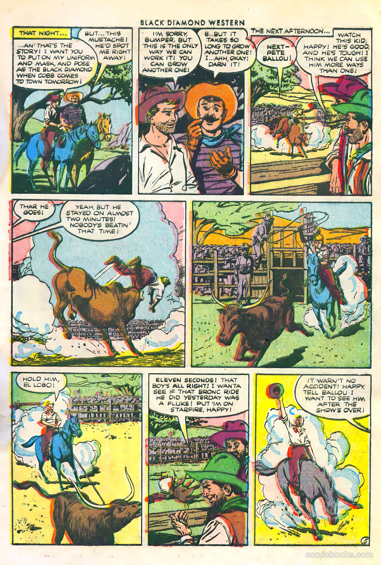 Black Diamond Western #45 (1953) — page 7 of 36