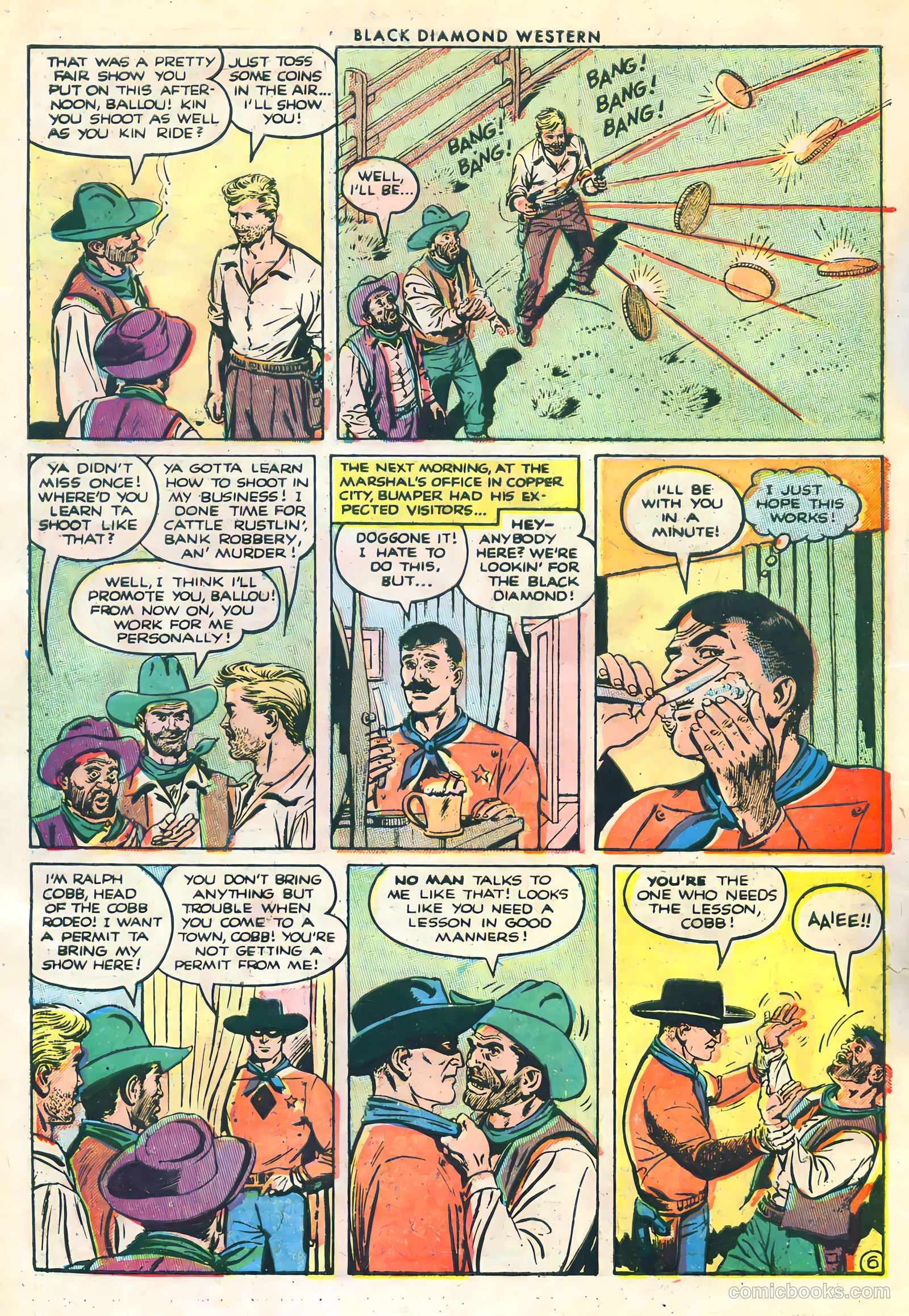Black Diamond Western #45 (1953) — page 8 of 36