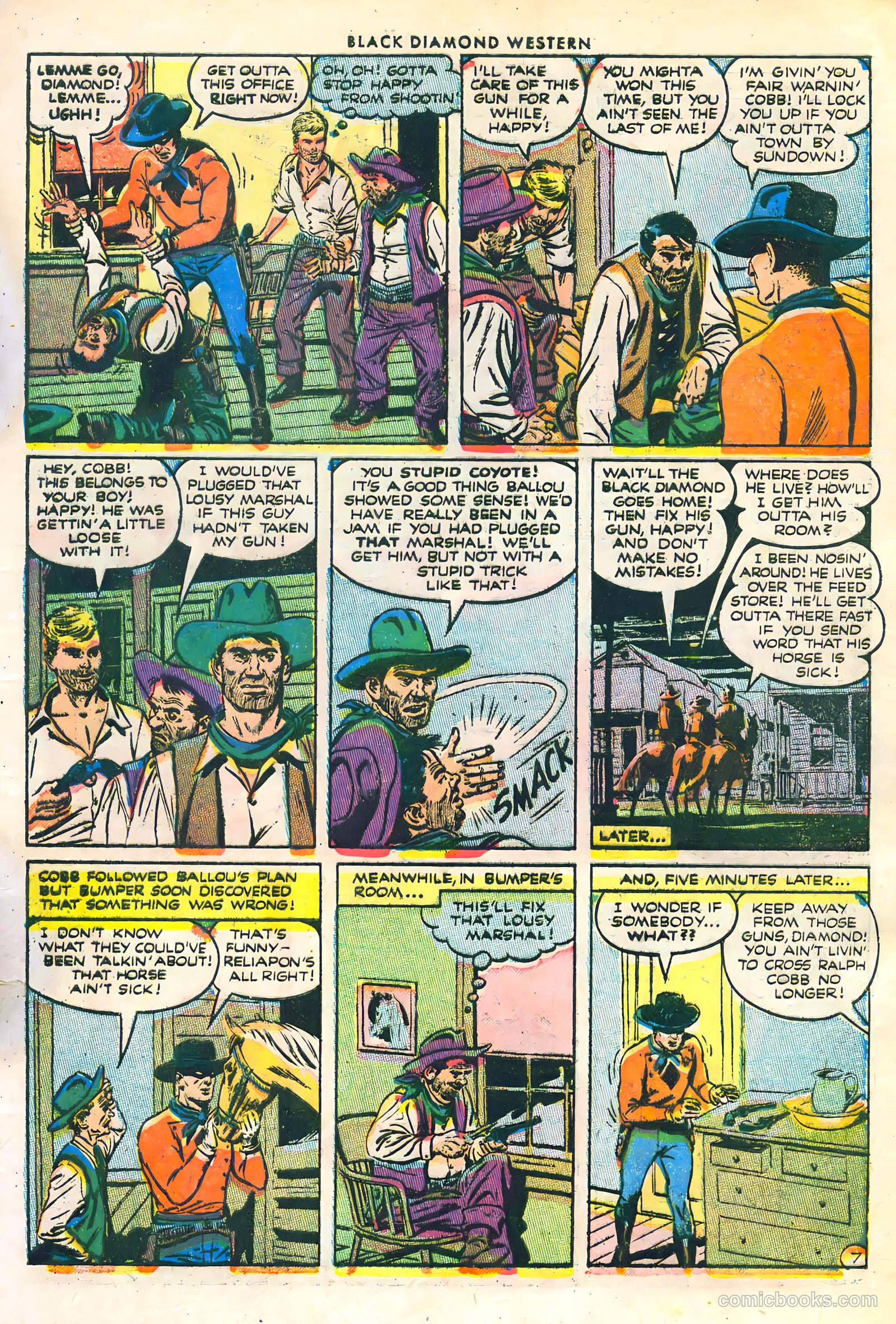 Black Diamond Western #45 (1953) — page 9 of 36