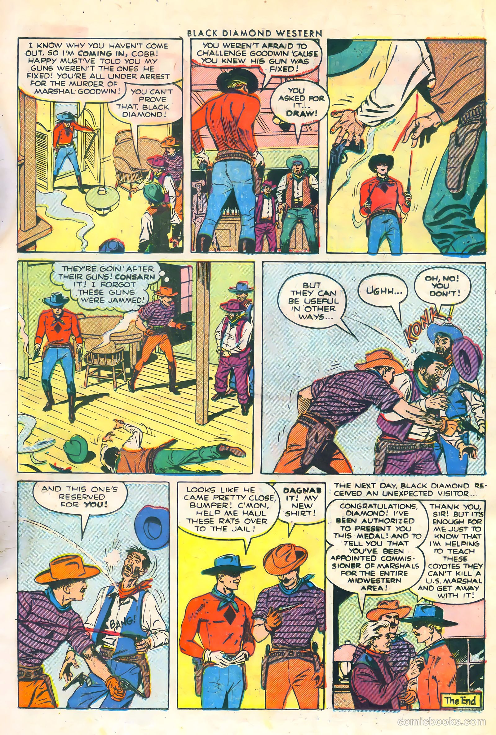Black Diamond Western #45 (1953) — page 11 of 36