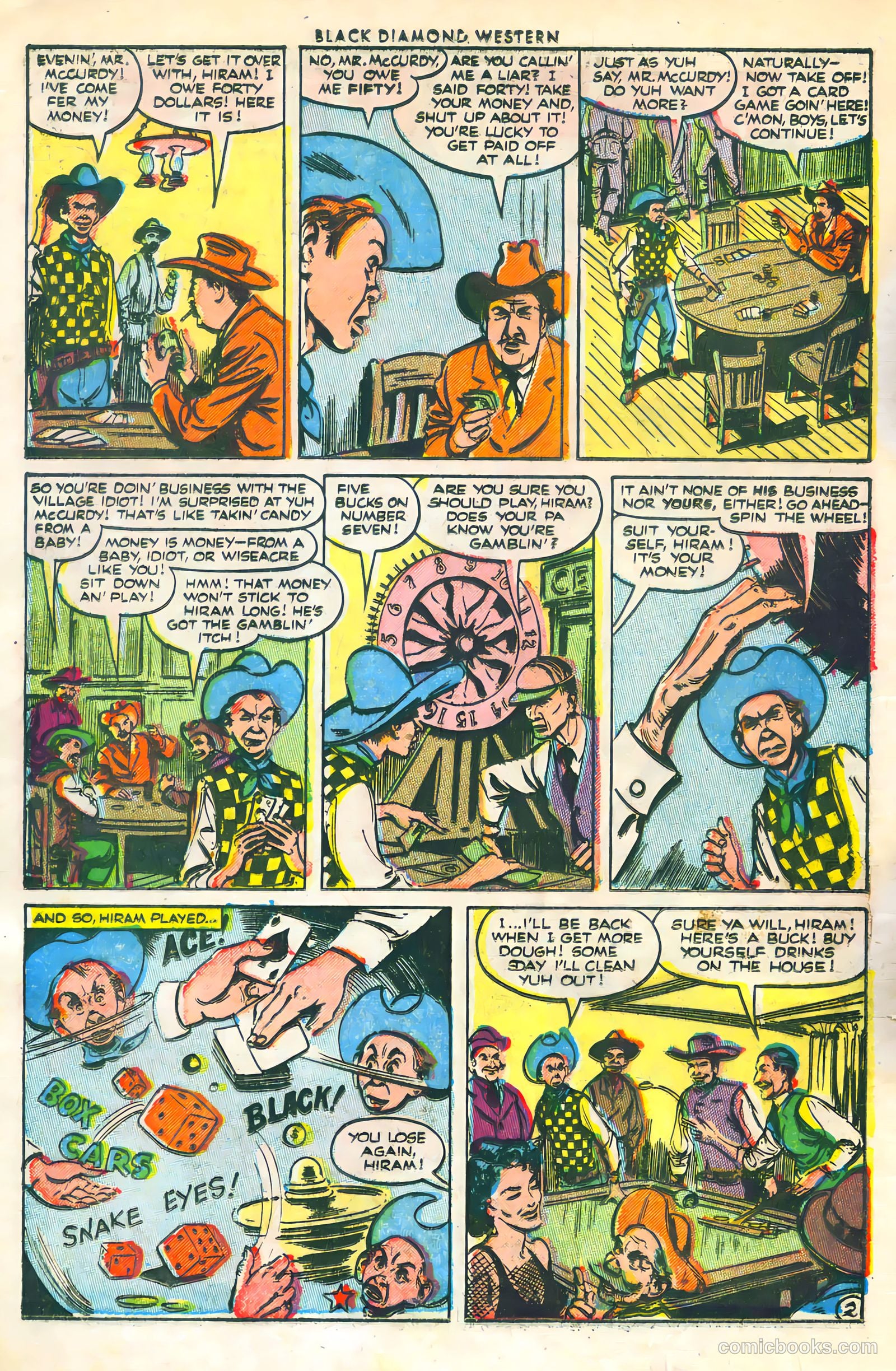 Black Diamond Western #45 (1953) — page 14 of 36
