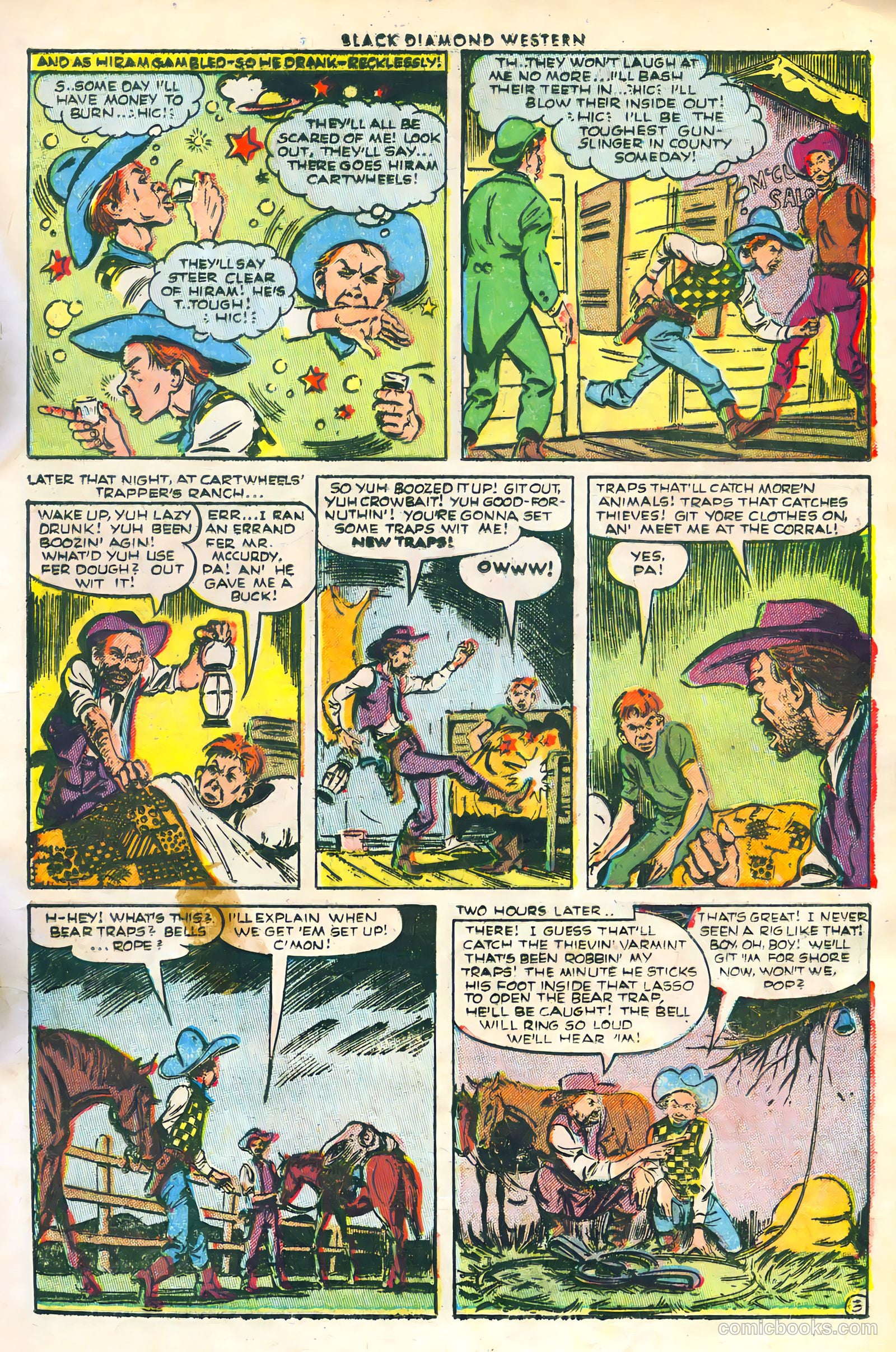 Black Diamond Western #45 (1953) — page 15 of 36