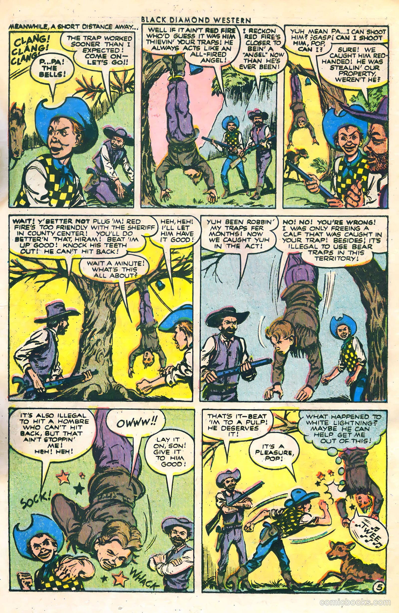 Black Diamond Western #45 (1953) — page 17 of 36
