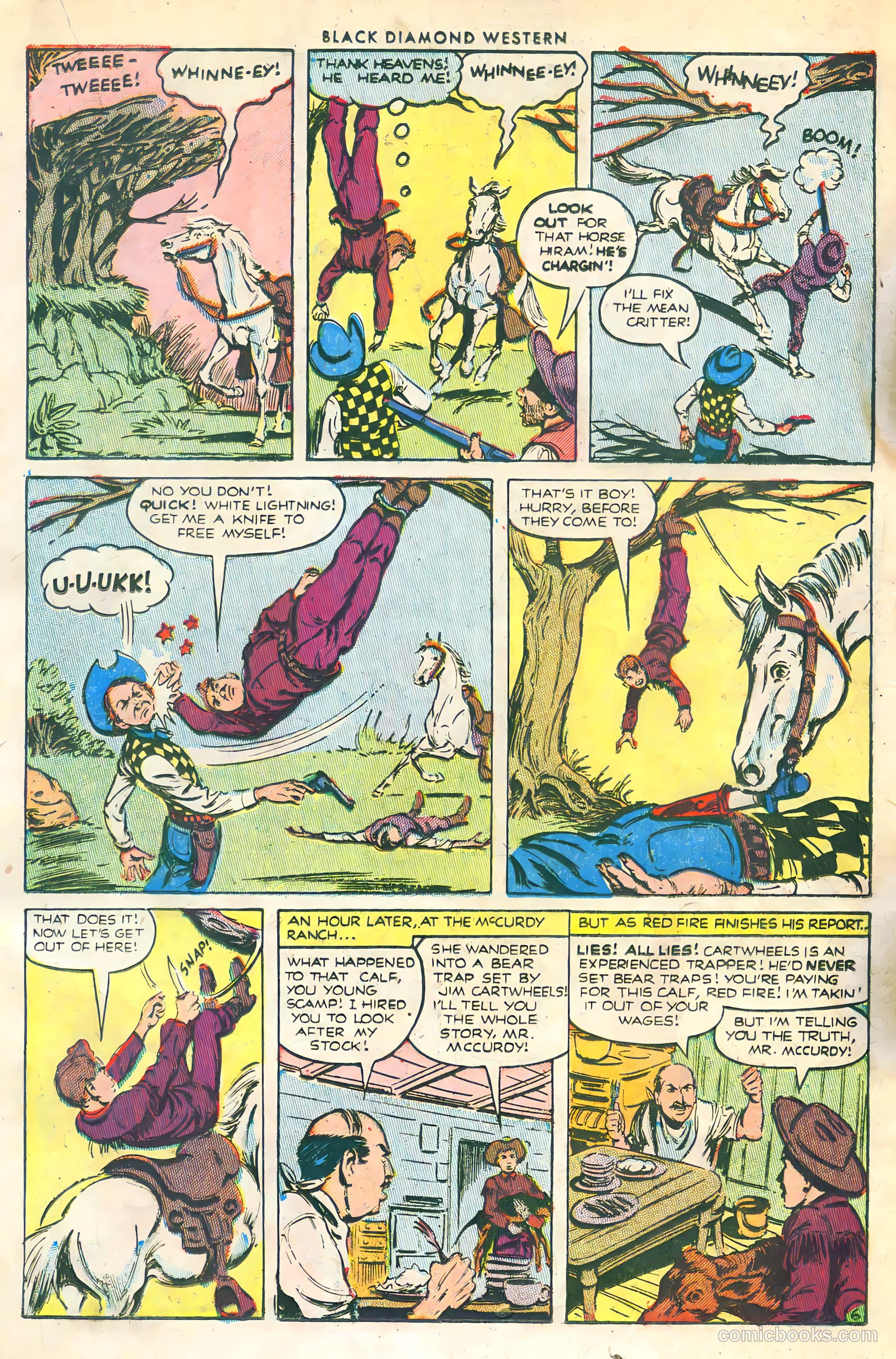 Black Diamond Western #45 (1953) — page 18 of 36