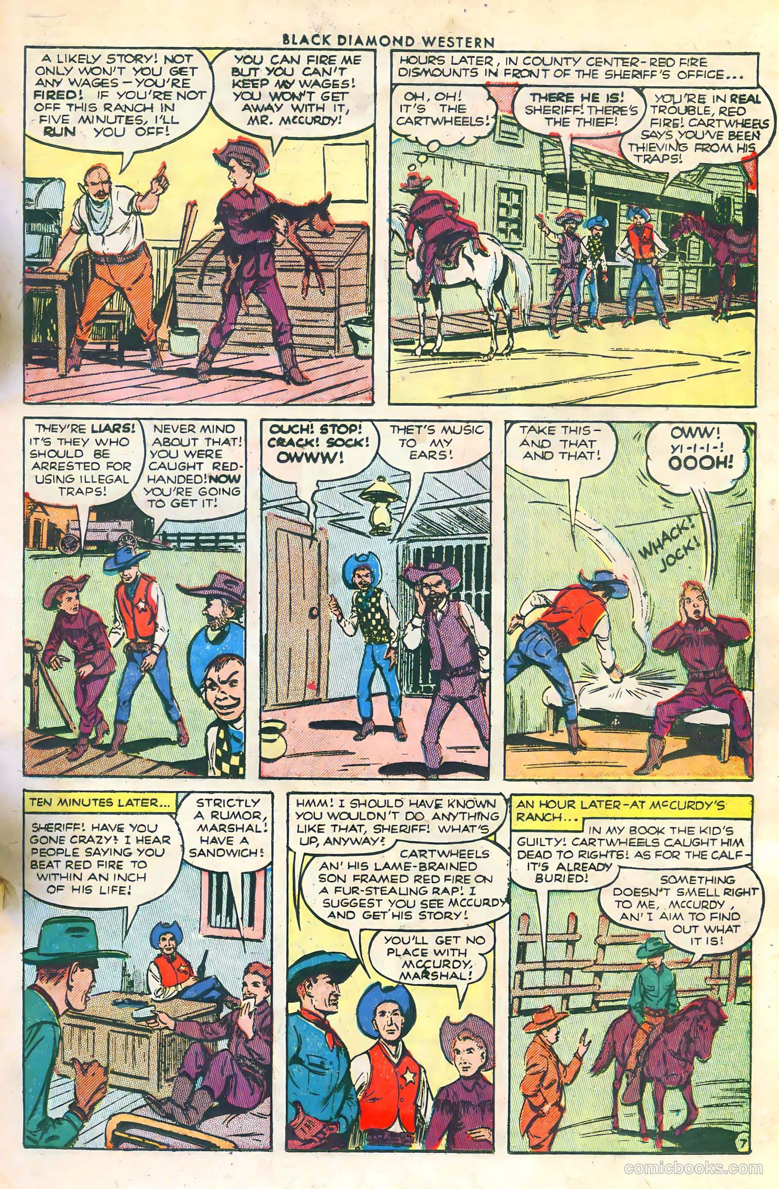 Black Diamond Western #45 (1953) — page 19 of 36