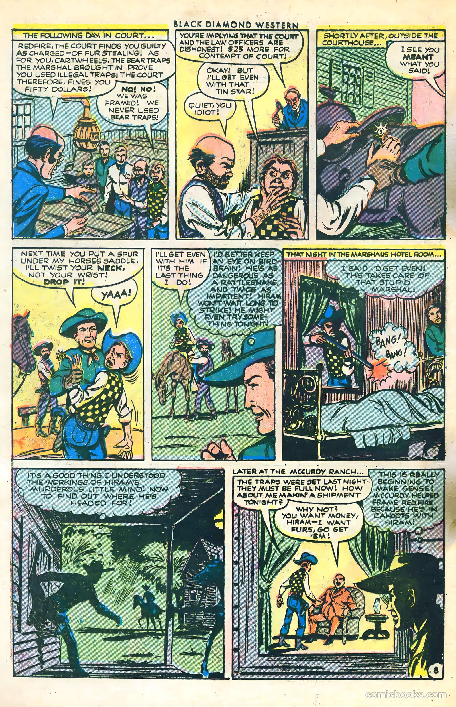 Black Diamond Western #45 (1953) — page 20 of 36