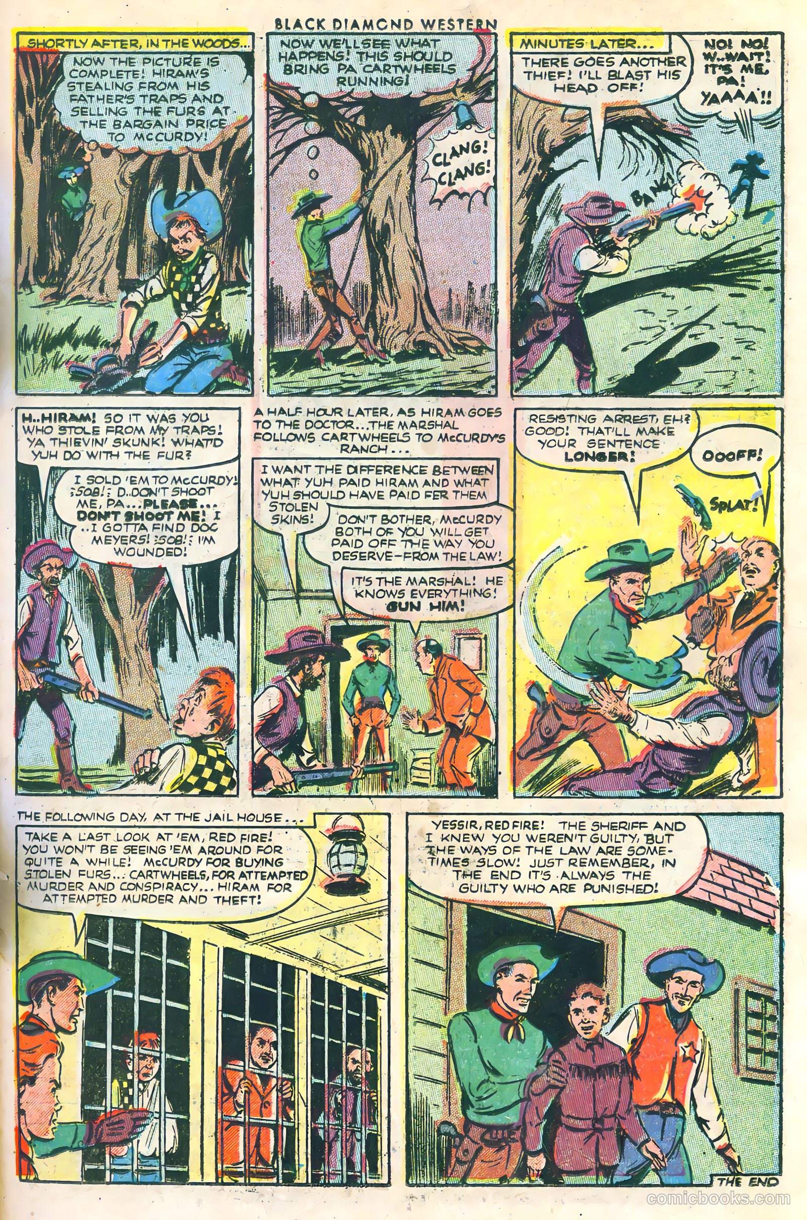 Black Diamond Western #45 (1953) — page 21 of 36