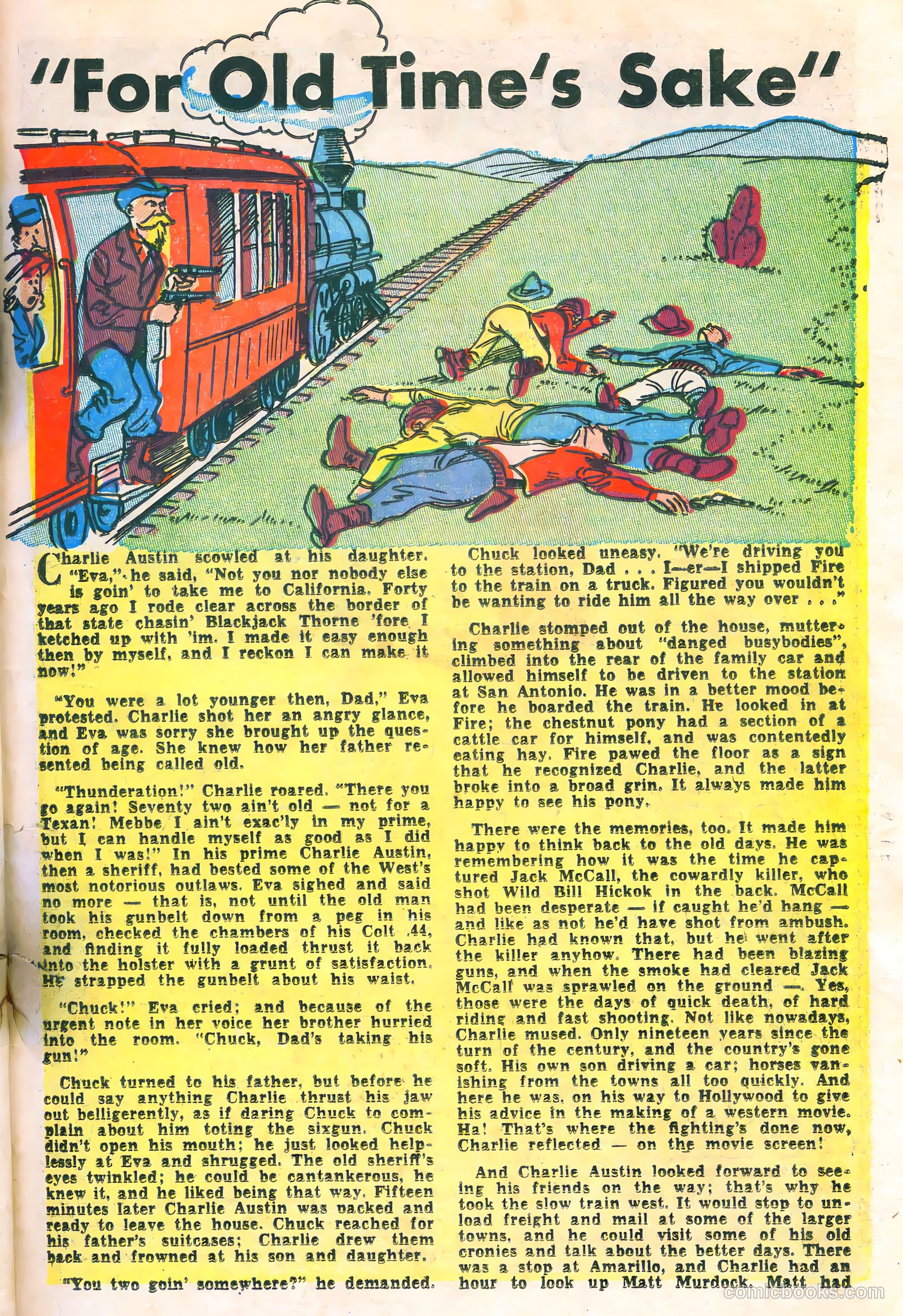 Black Diamond Western #45 (1953) — page 23 of 36