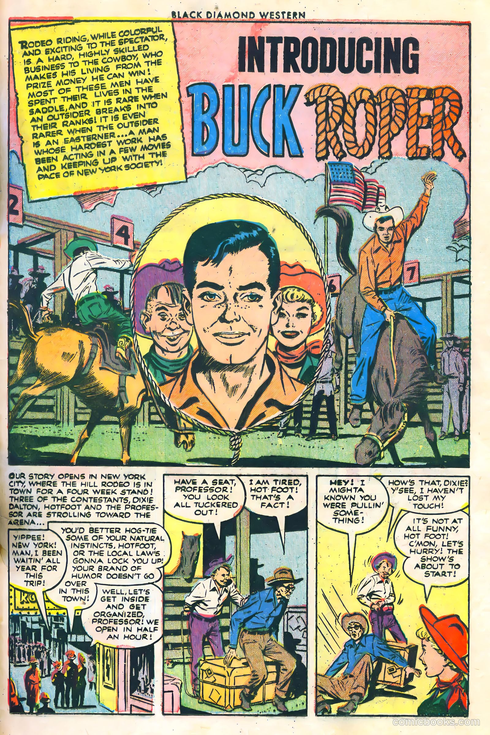 Black Diamond Western #45 (1953) — page 25 of 36