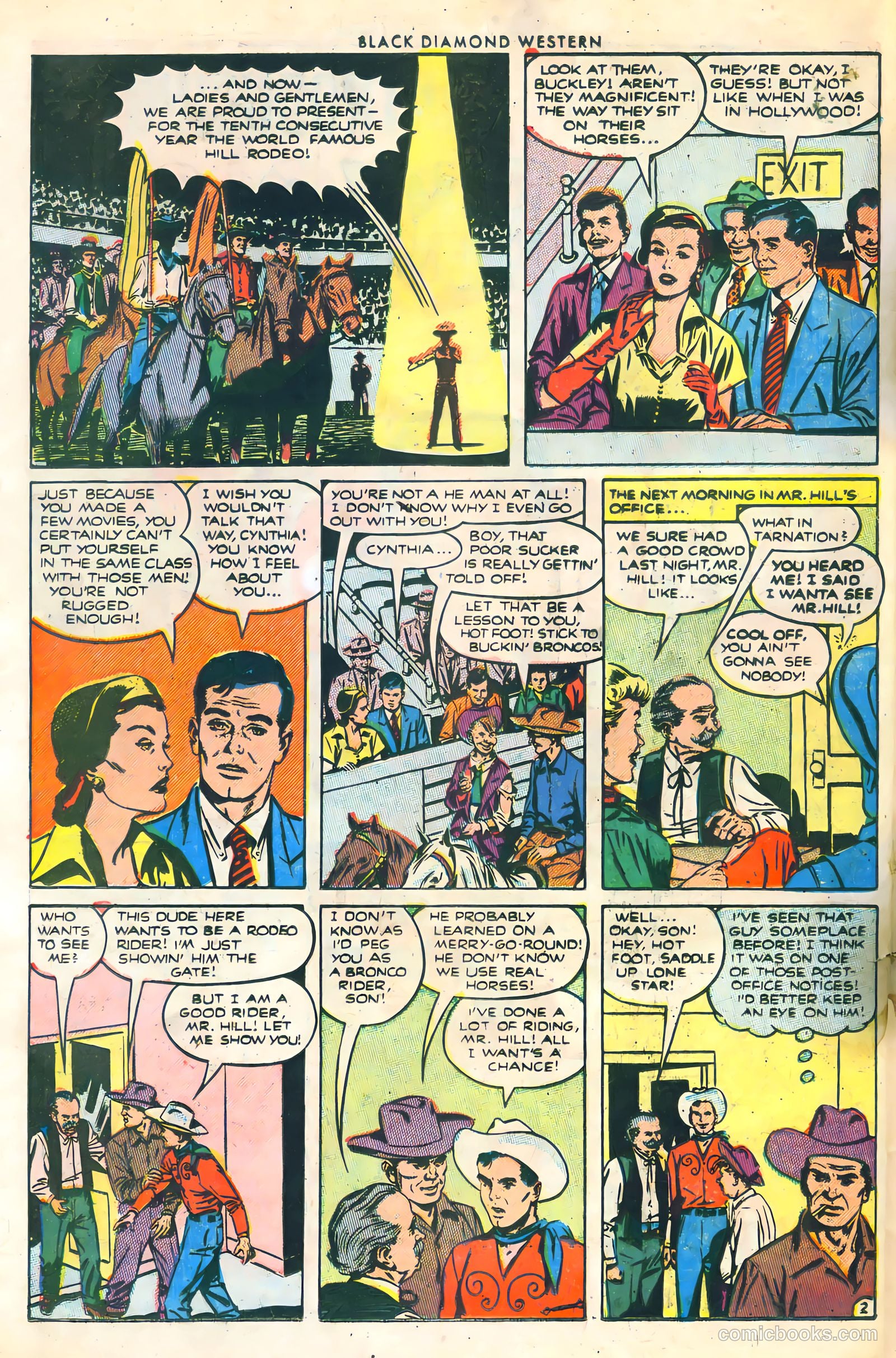 Black Diamond Western #45 (1953) — page 26 of 36