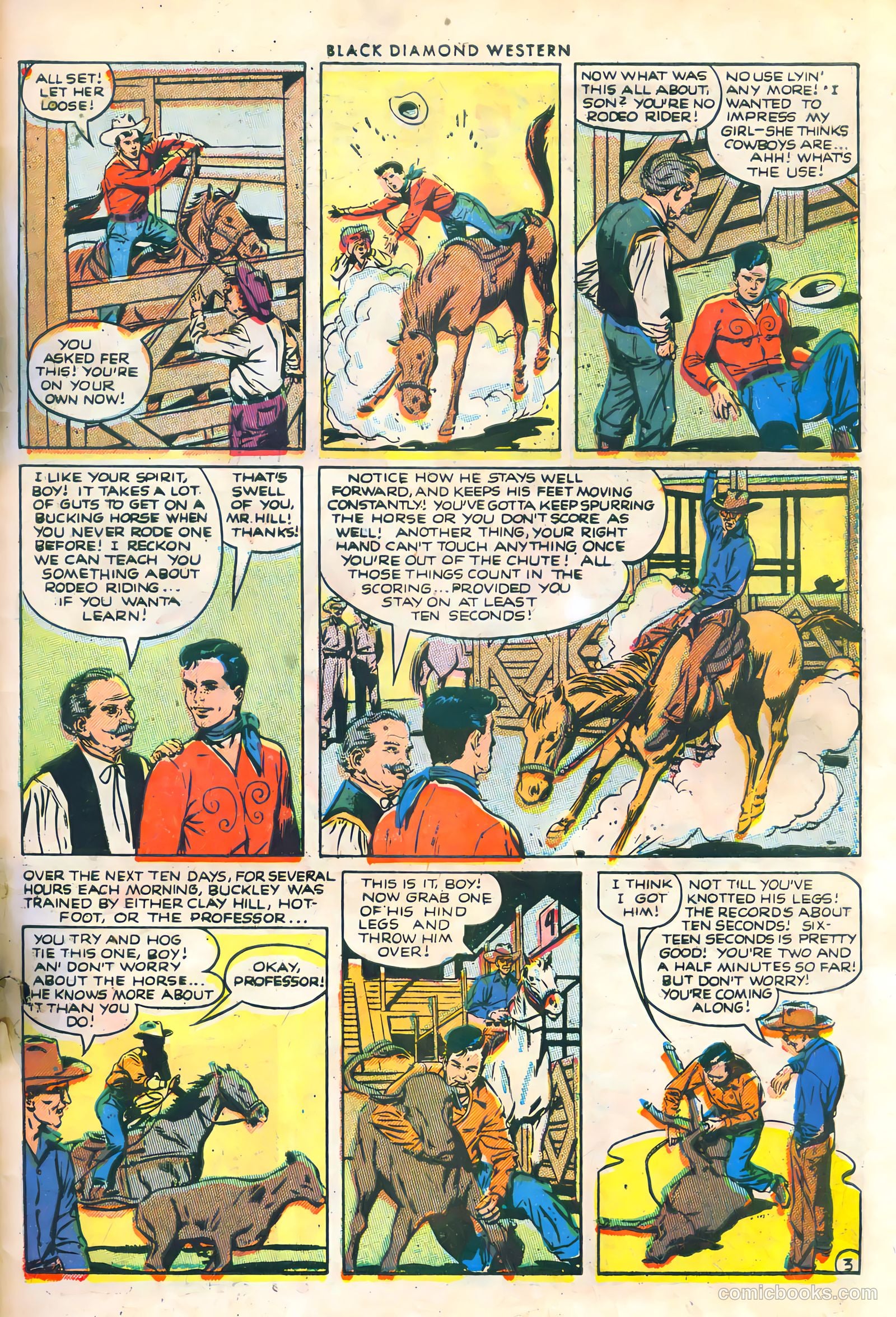 Black Diamond Western #45 (1953) — page 27 of 36