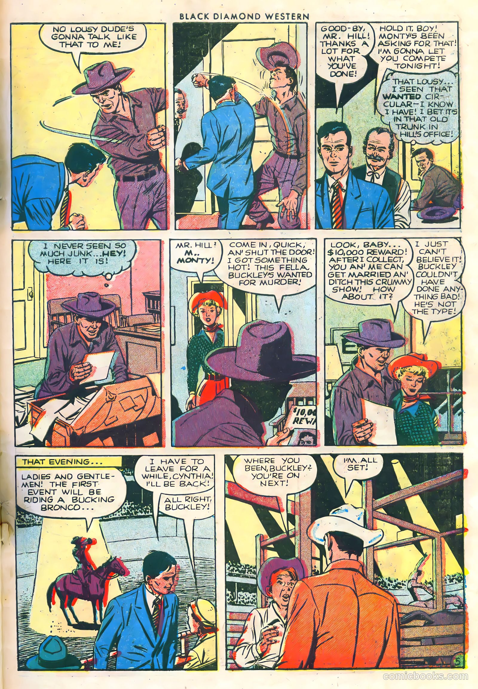 Black Diamond Western #45 (1953) — page 29 of 36